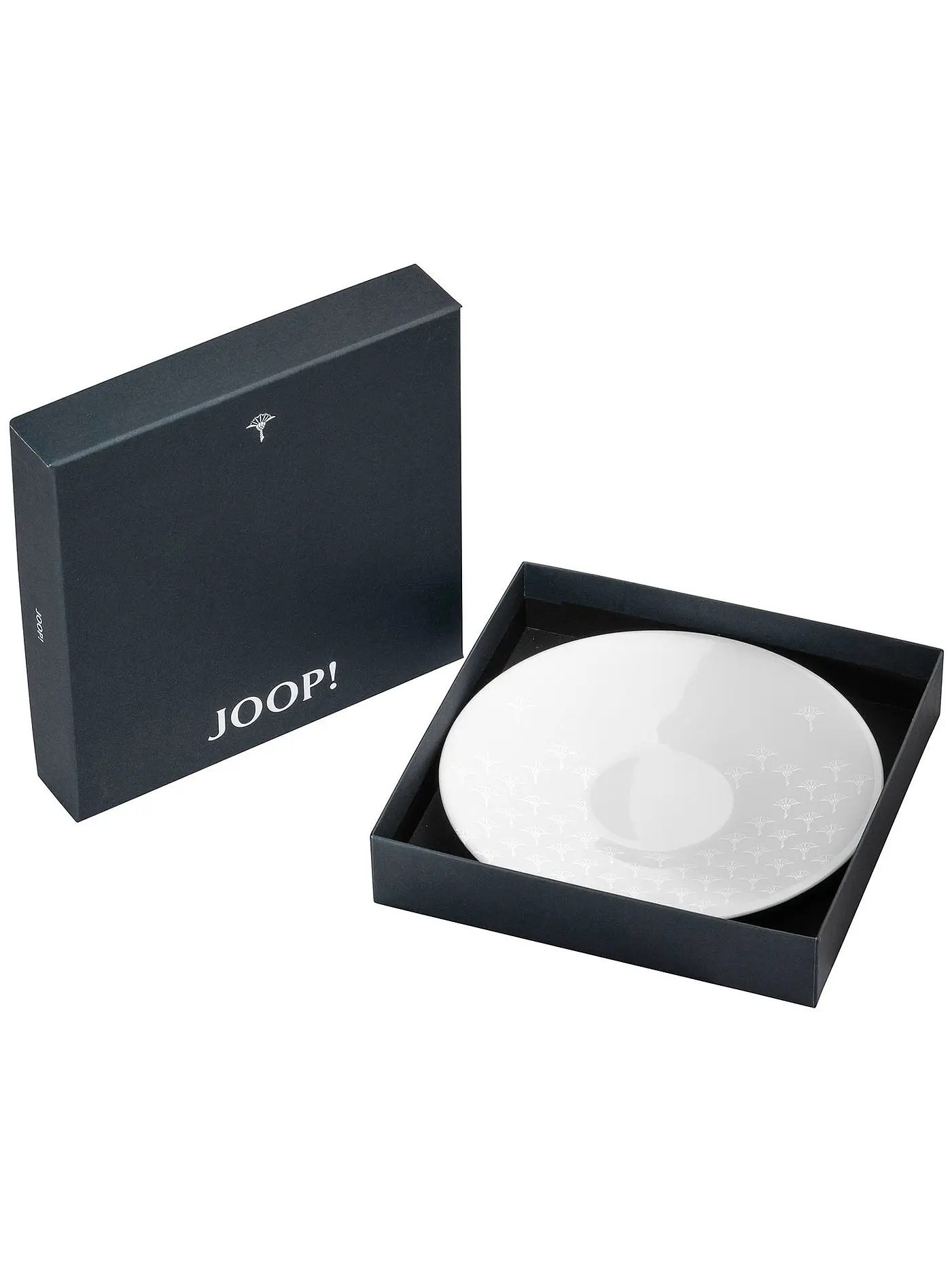 JOOP | Untertassen 2er Set 15,5cm Faded Cornflower Weiss | weiss