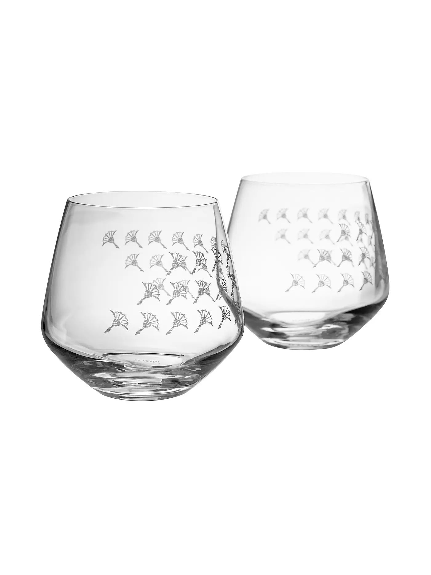 JOOP | Wasserglas 2er Set 0,39l Faded Cornflower | transparent