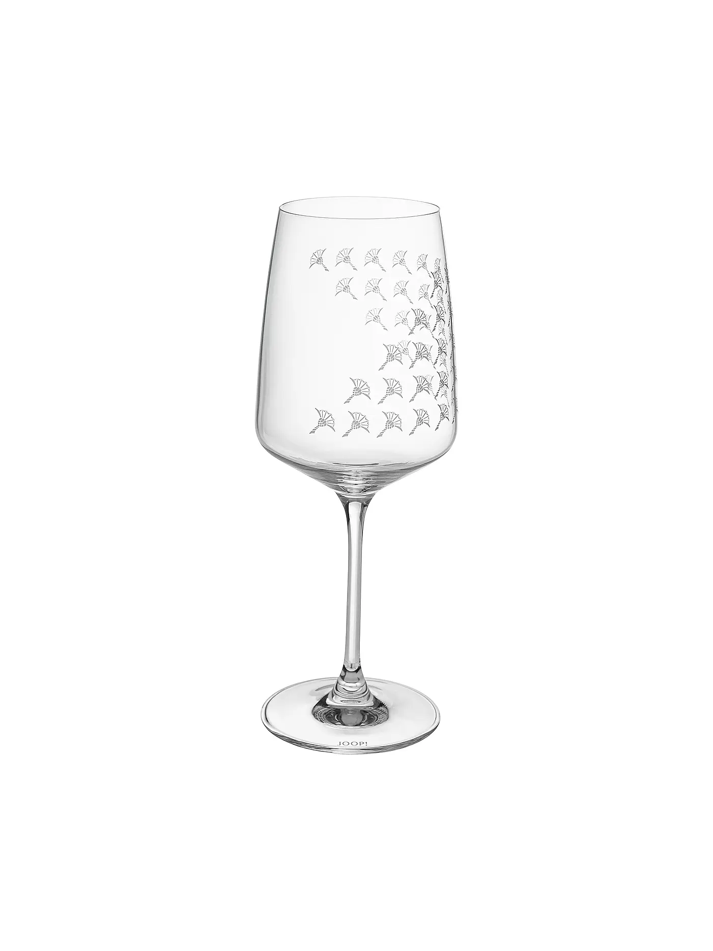 JOOP | Weissweinglas 2er Set 0,40l Faded Cornflower | transparent