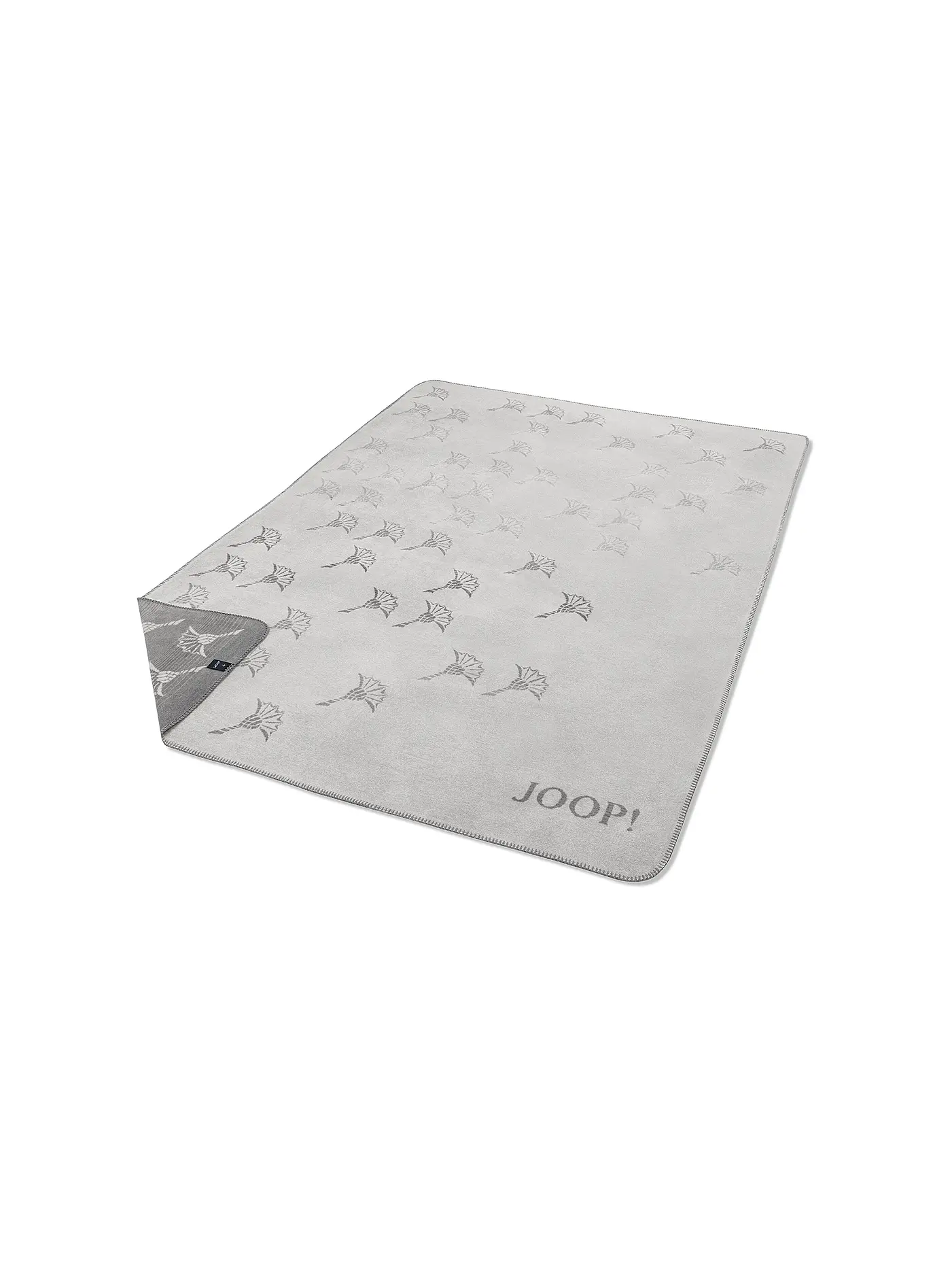 JOOP | Wohndecke 150x200cm FADED CORNFLOWER Stein | hellgrau