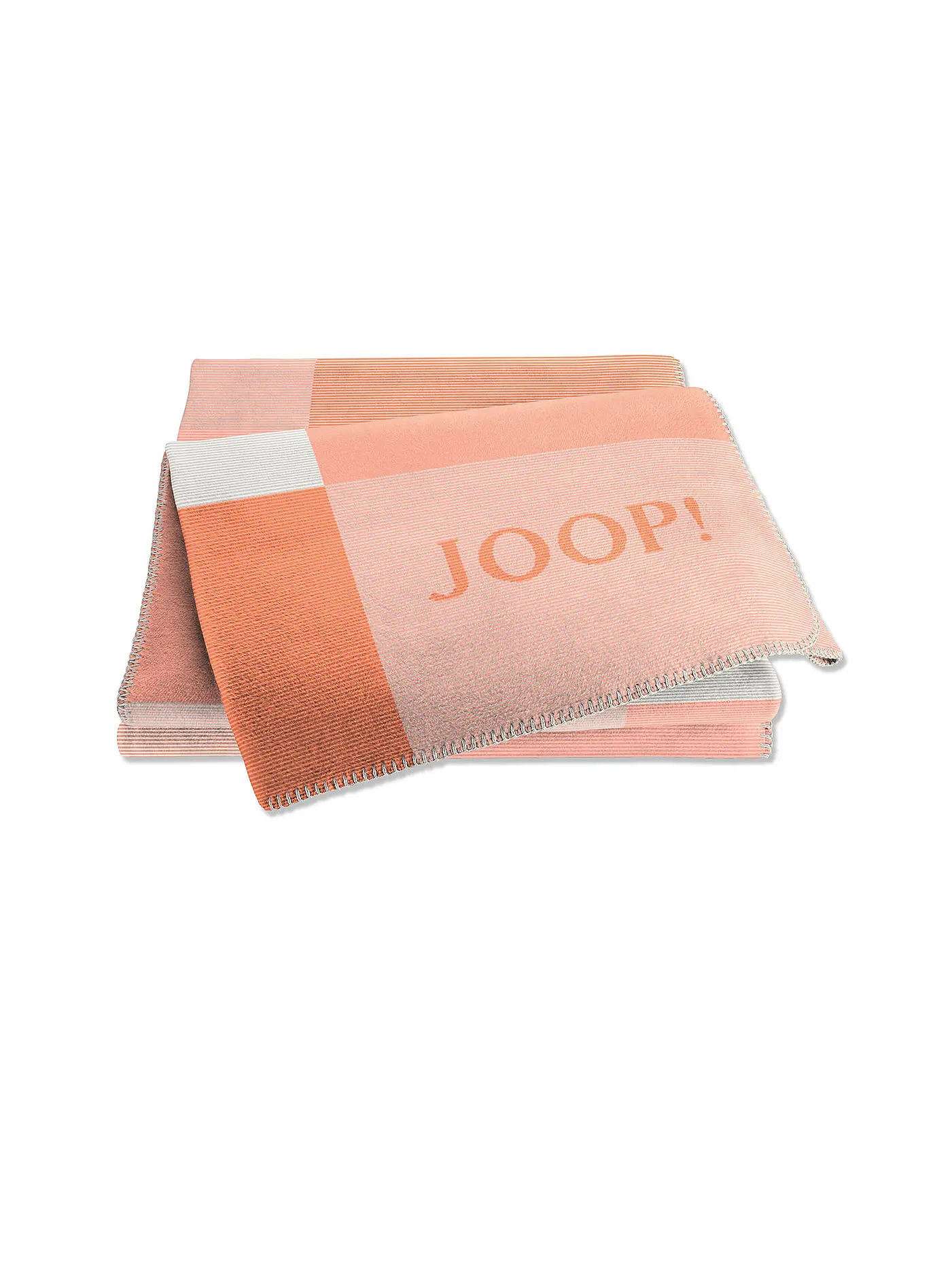 JOOP | Wohndecke 150x200cm MOSAIC apricot-sand | orange