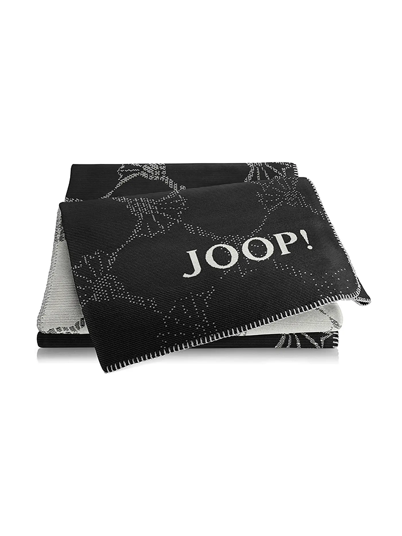 JOOP | Wohndecke CORNFLOWER 150x200cm Schwarz | schwarz
