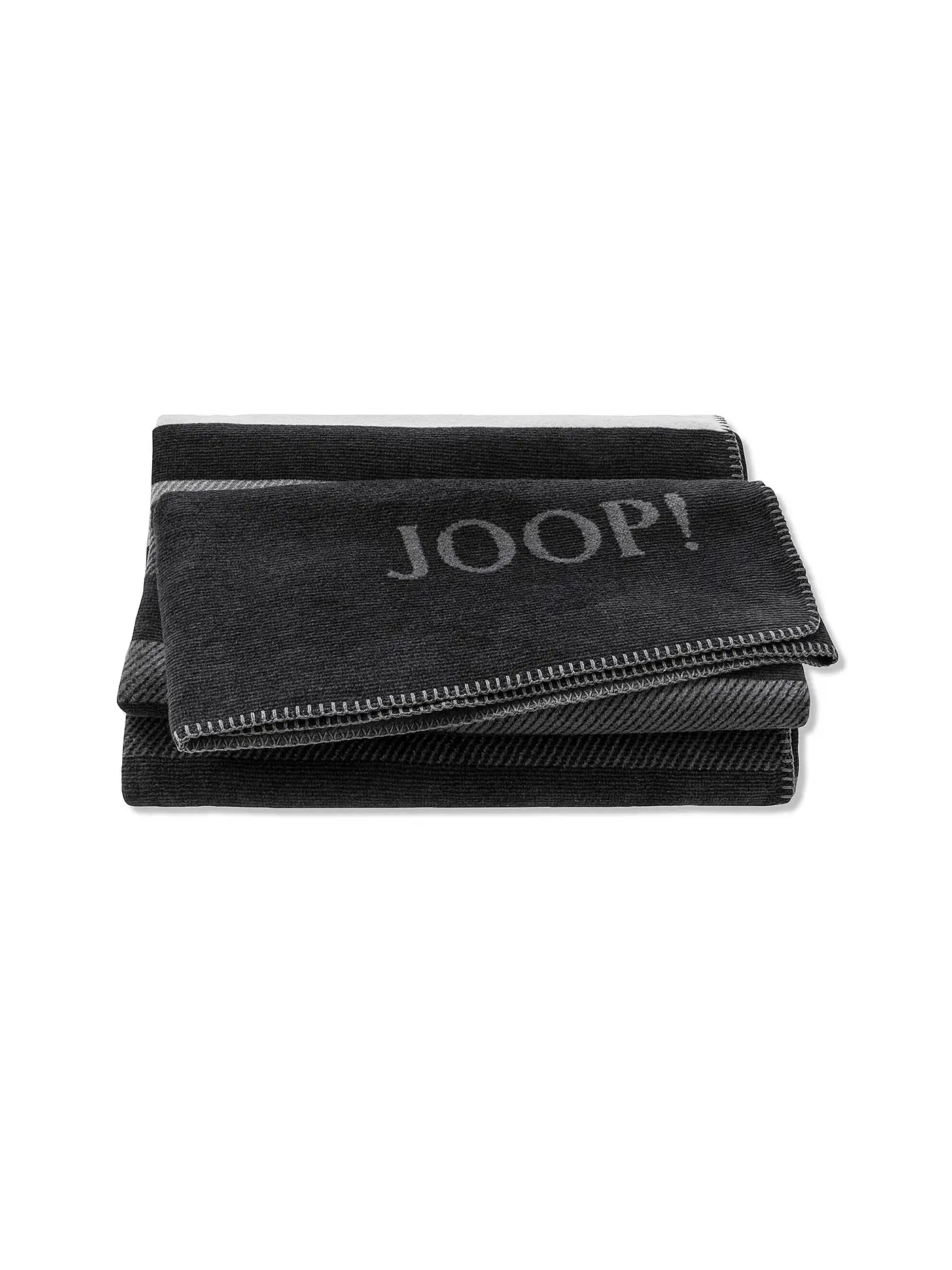 JOOP | Wohndecke SHUTTER 150x200cm Schwarz | schwarz