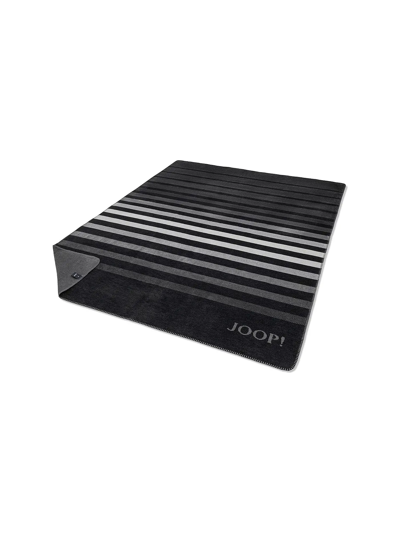 JOOP | Wohndecke SHUTTER 150x200cm Schwarz | schwarz