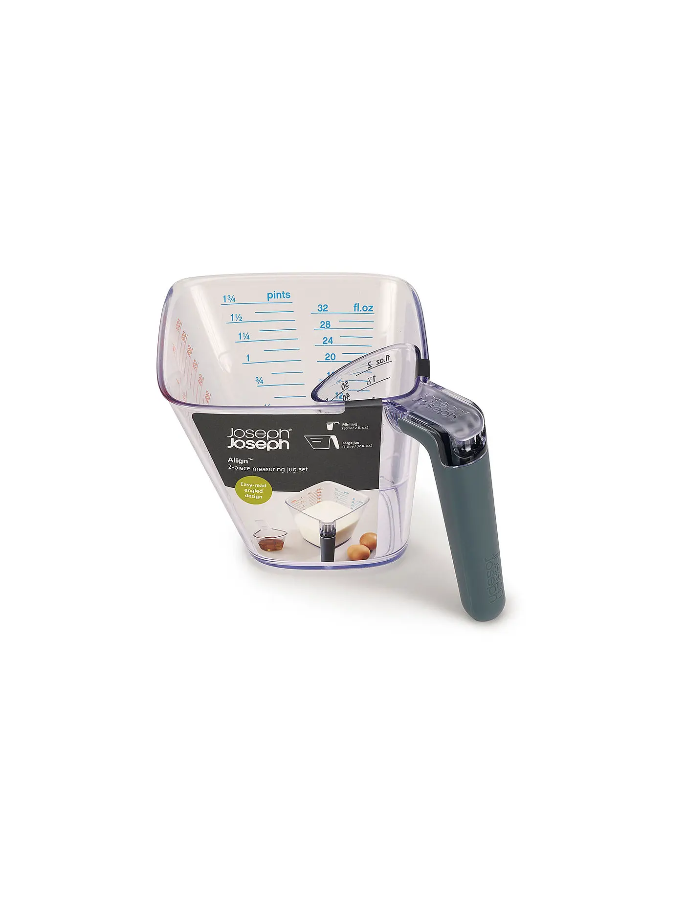 JOSEPH JOSEPH | Align™ Messbecher Set 2tlg | transparent