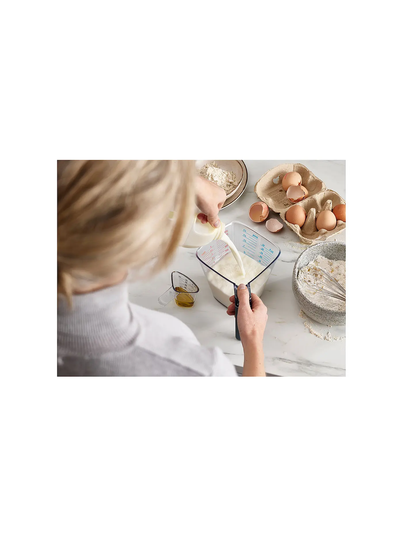 JOSEPH JOSEPH | Align™ Messbecher Set 2tlg | transparent