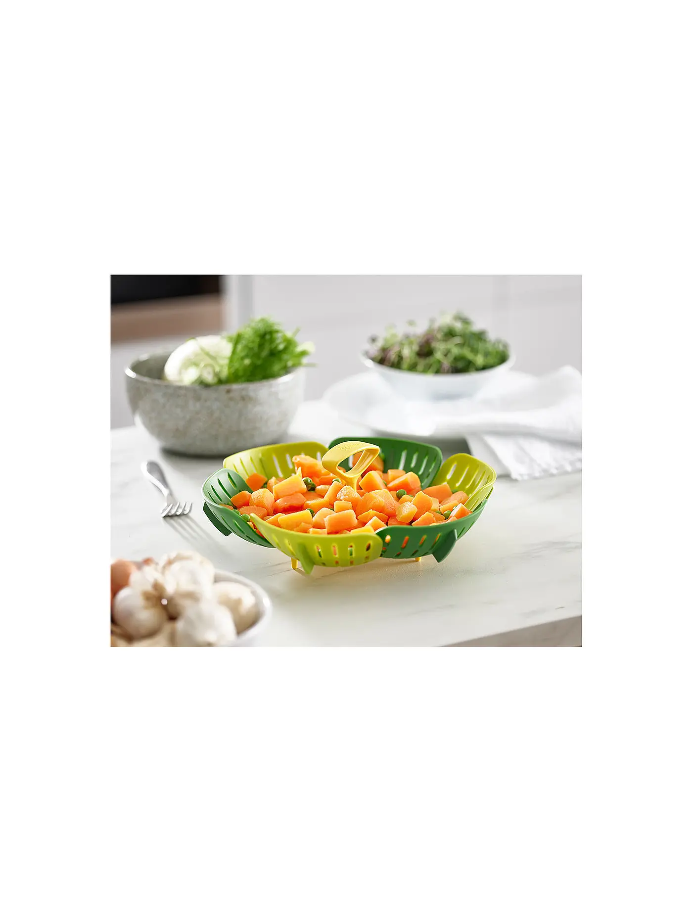 JOSEPH JOSEPH | Bloom™ Dampfeinsatz Grün | grün