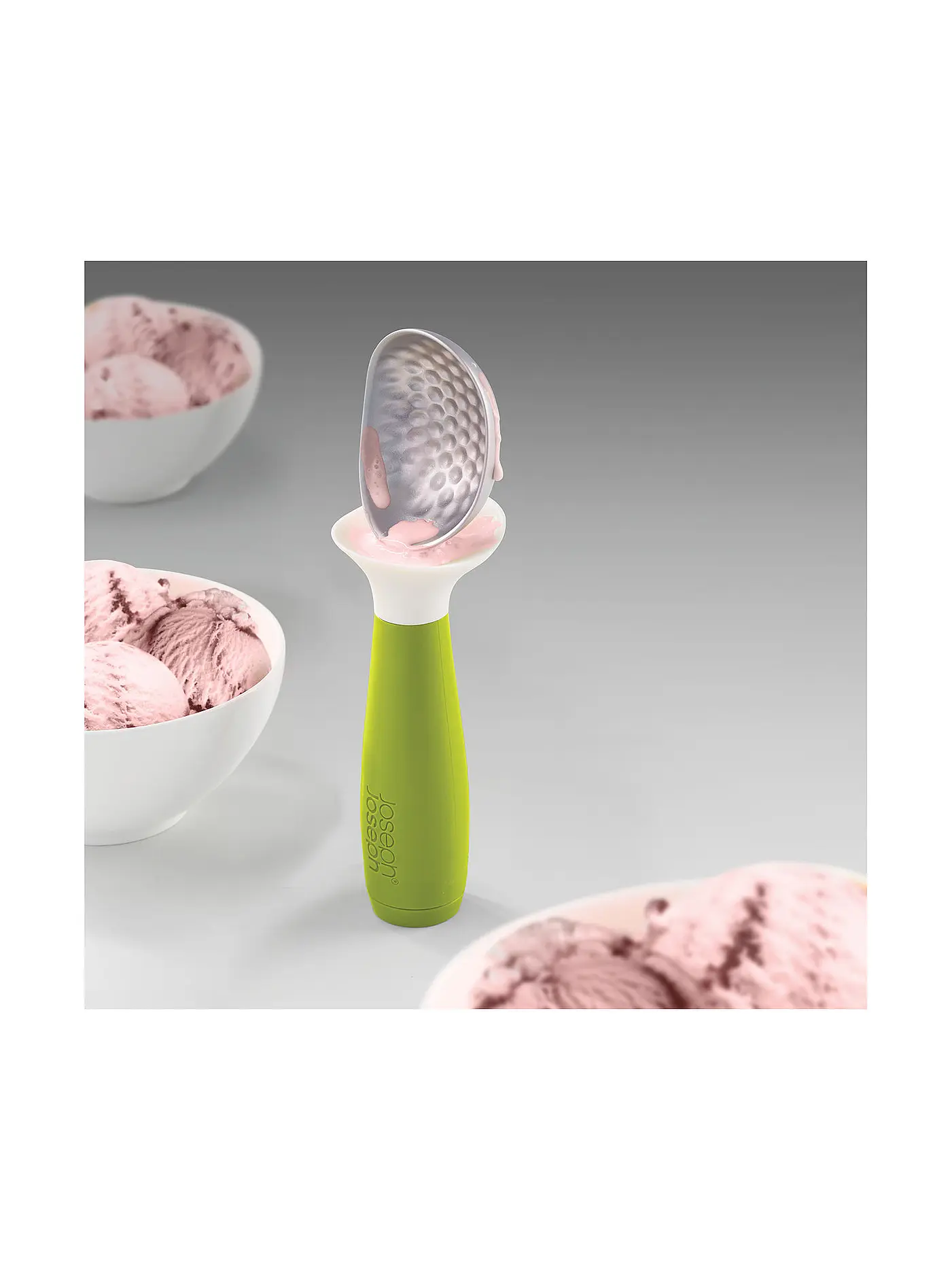 JOSEPH JOSEPH | Dimple™ Tropffreier Eisportionierer 18cm | grün