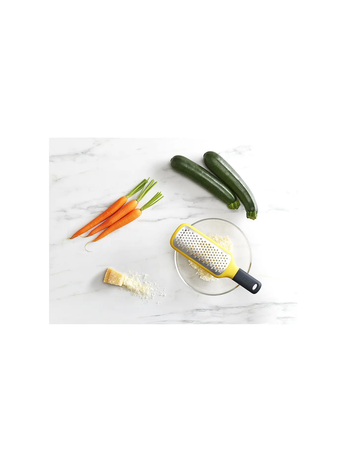 JOSEPH JOSEPH | GripGrater™ Coarse Paddle Grater Grob | gelb