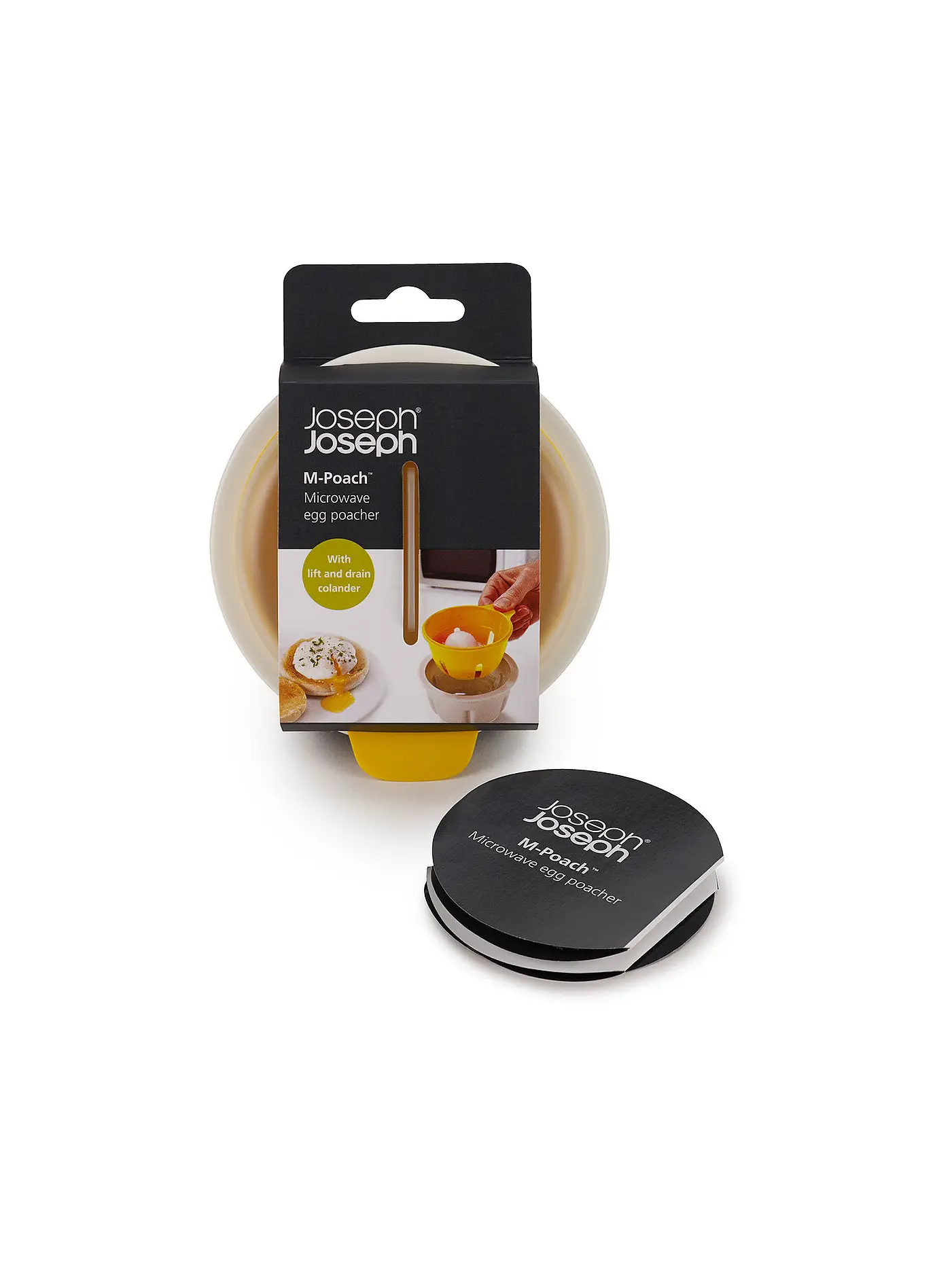 JOSEPH JOSEPH | M-Poach™ Mikrowellen-Eier-Pochierer | weiss