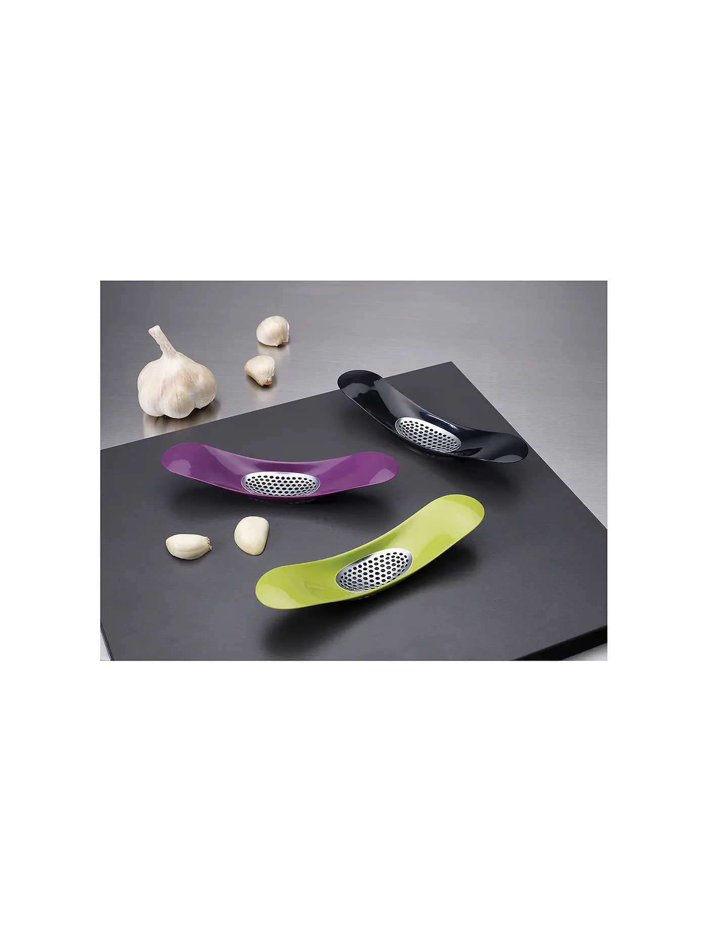JOSEPH JOSEPH | Rocker™ Knoblauchpresse 18,5cm | grün