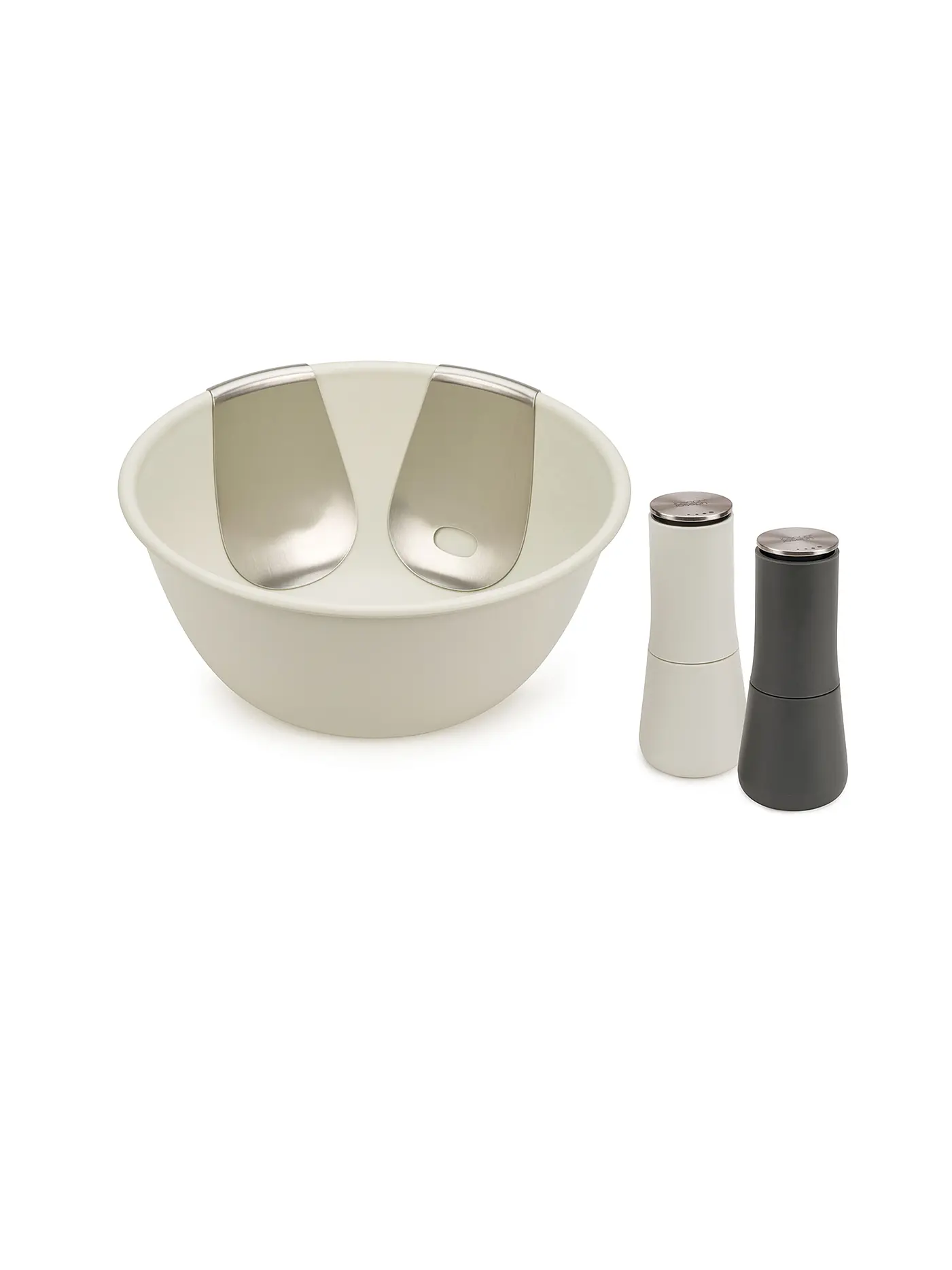 JOSEPH JOSEPH | Salat Set mit Streuer | silber