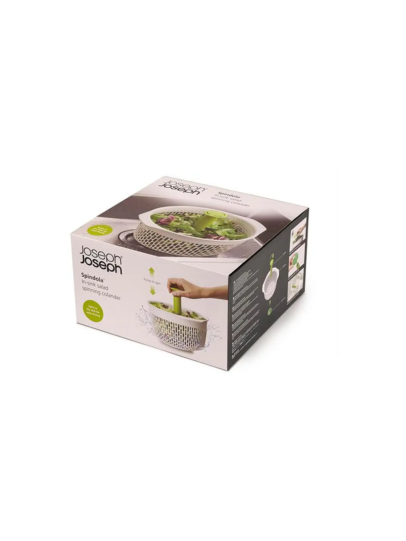 JOSEPH JOSEPH | Salatschleuder Spindola™ 25,8cm | weiss