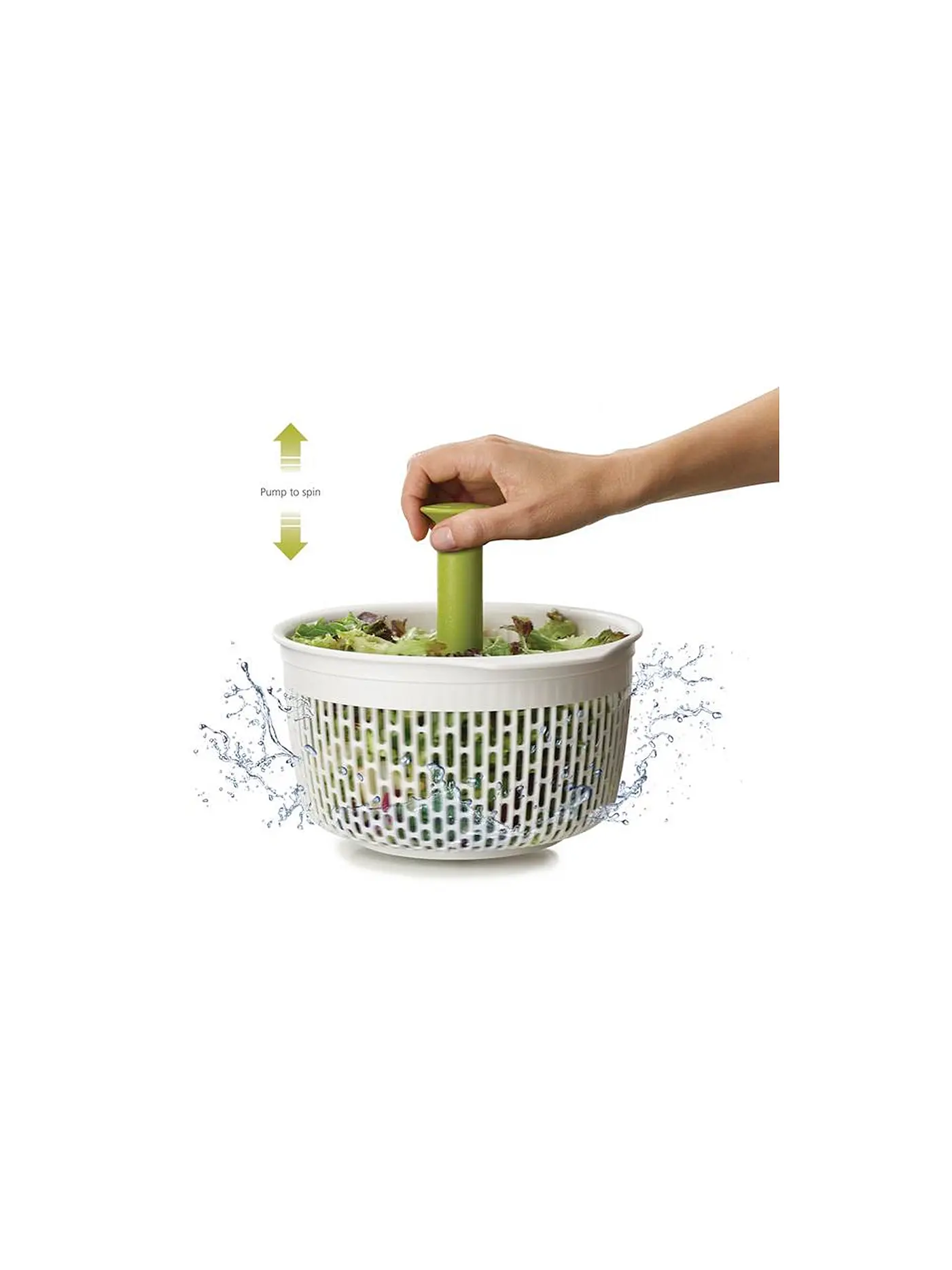 JOSEPH JOSEPH | Salatschleuder Spindola™ 25,8cm | weiss