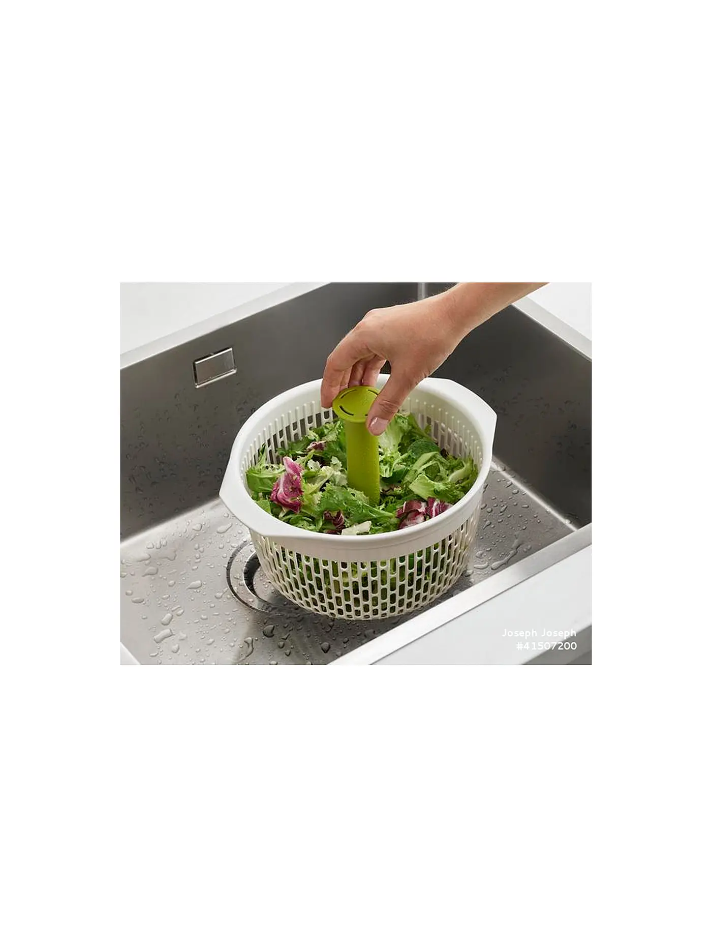JOSEPH JOSEPH | Salatschleuder Spindola™ 25,8cm | weiss