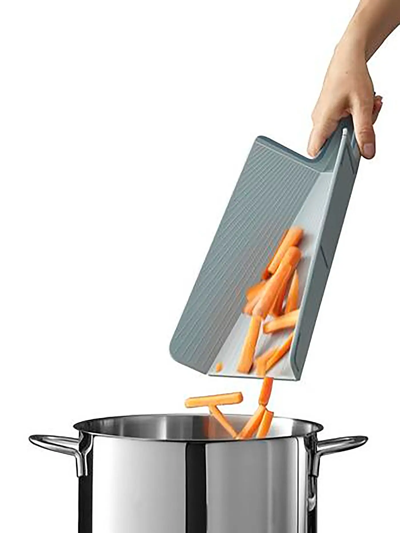 JOSEPH JOSEPH | Schneidbrett Chop2Pot™ Groß | hellblau