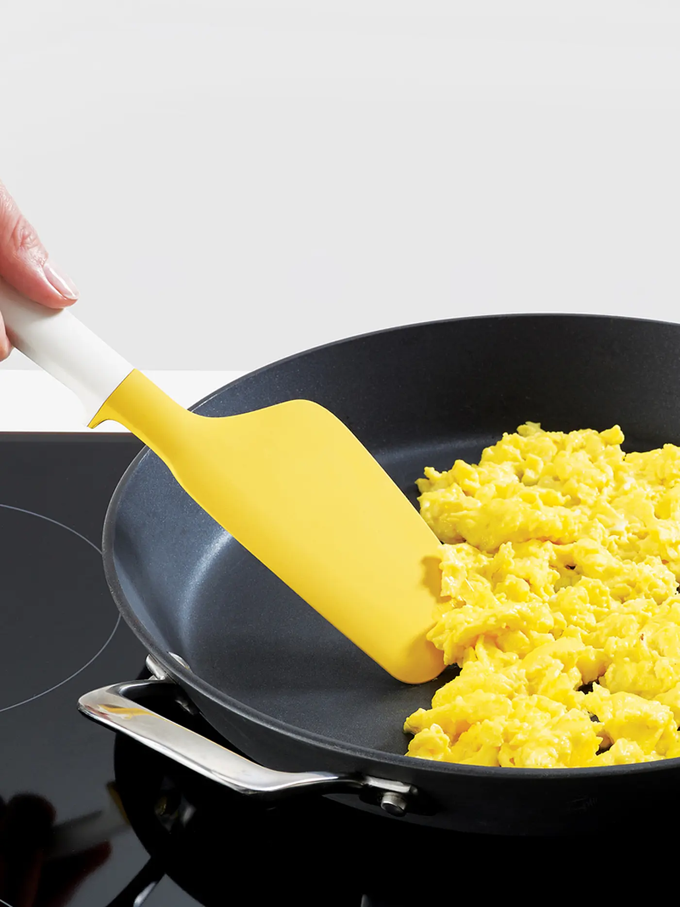 JOSEPH JOSEPH | Teigschaber mit integrierter Auflage - Elevate™ Egg Spatula 31cm | weiss