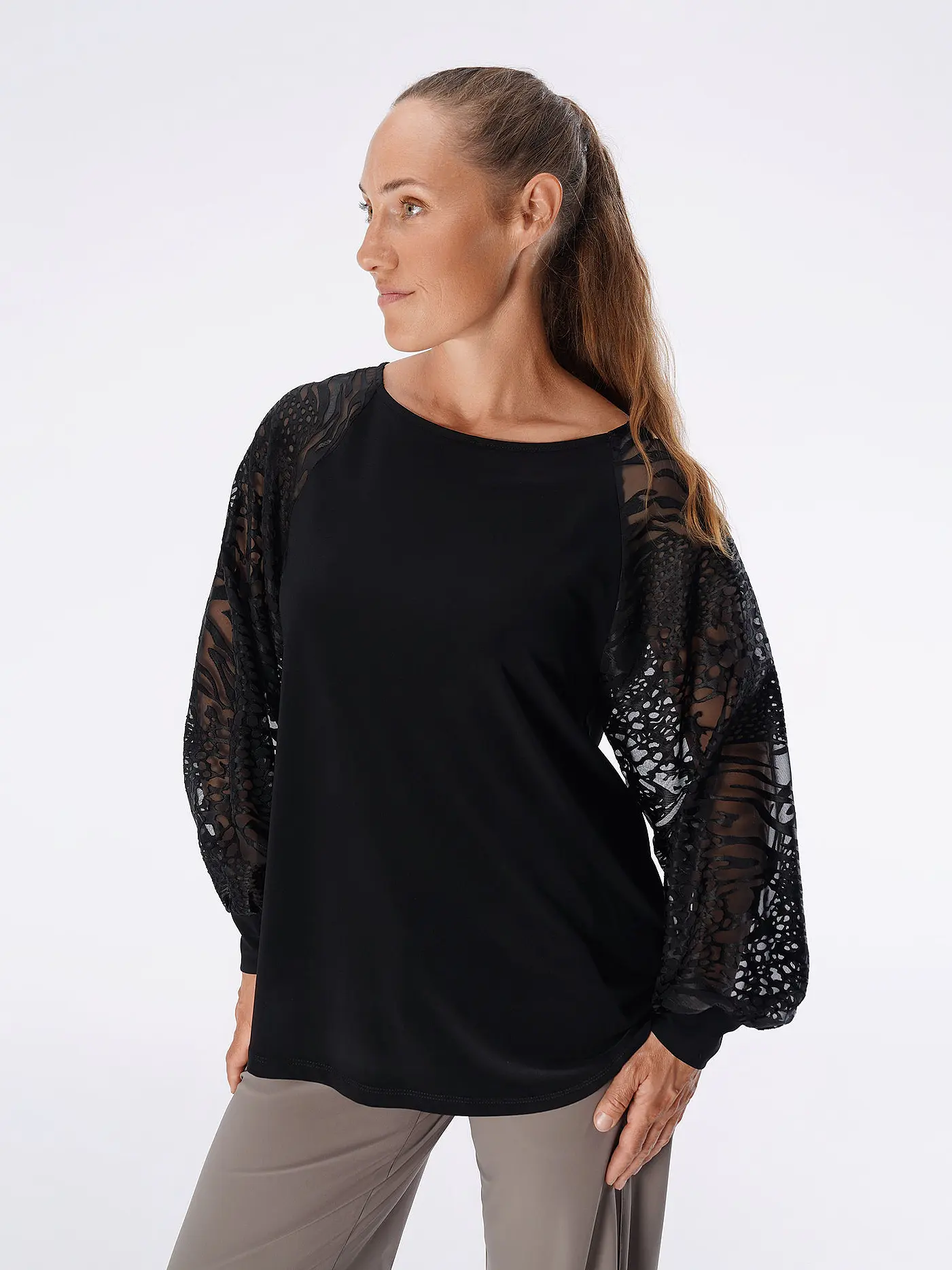 JOSEPH RIBKOFF | Blusenshirt | schwarz