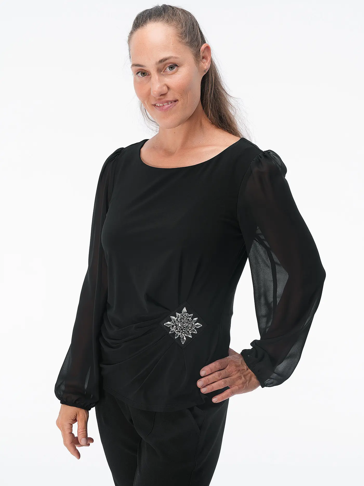 JOSEPH RIBKOFF | Blusenshirt | schwarz