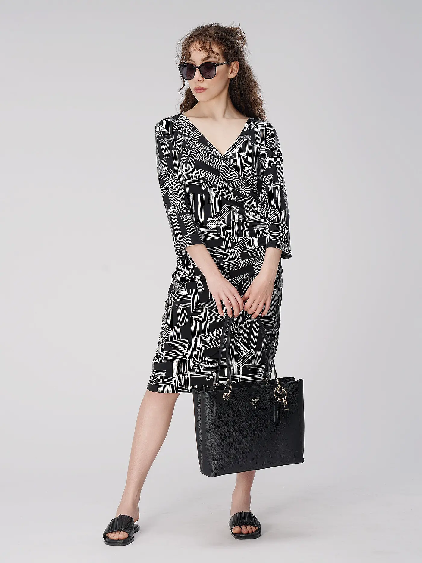 JOSEPH RIBKOFF | Jerseykleid  | schwarz
