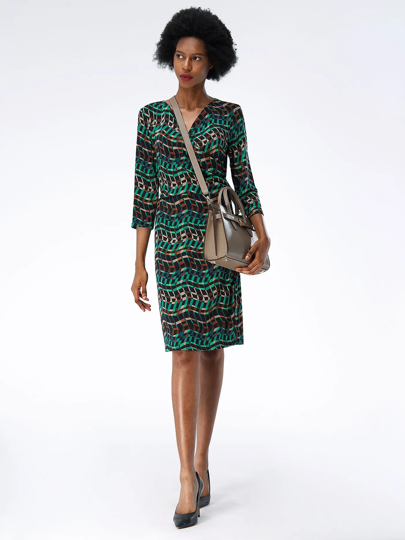 JOSEPH RIBKOFF | Midikleid | grün