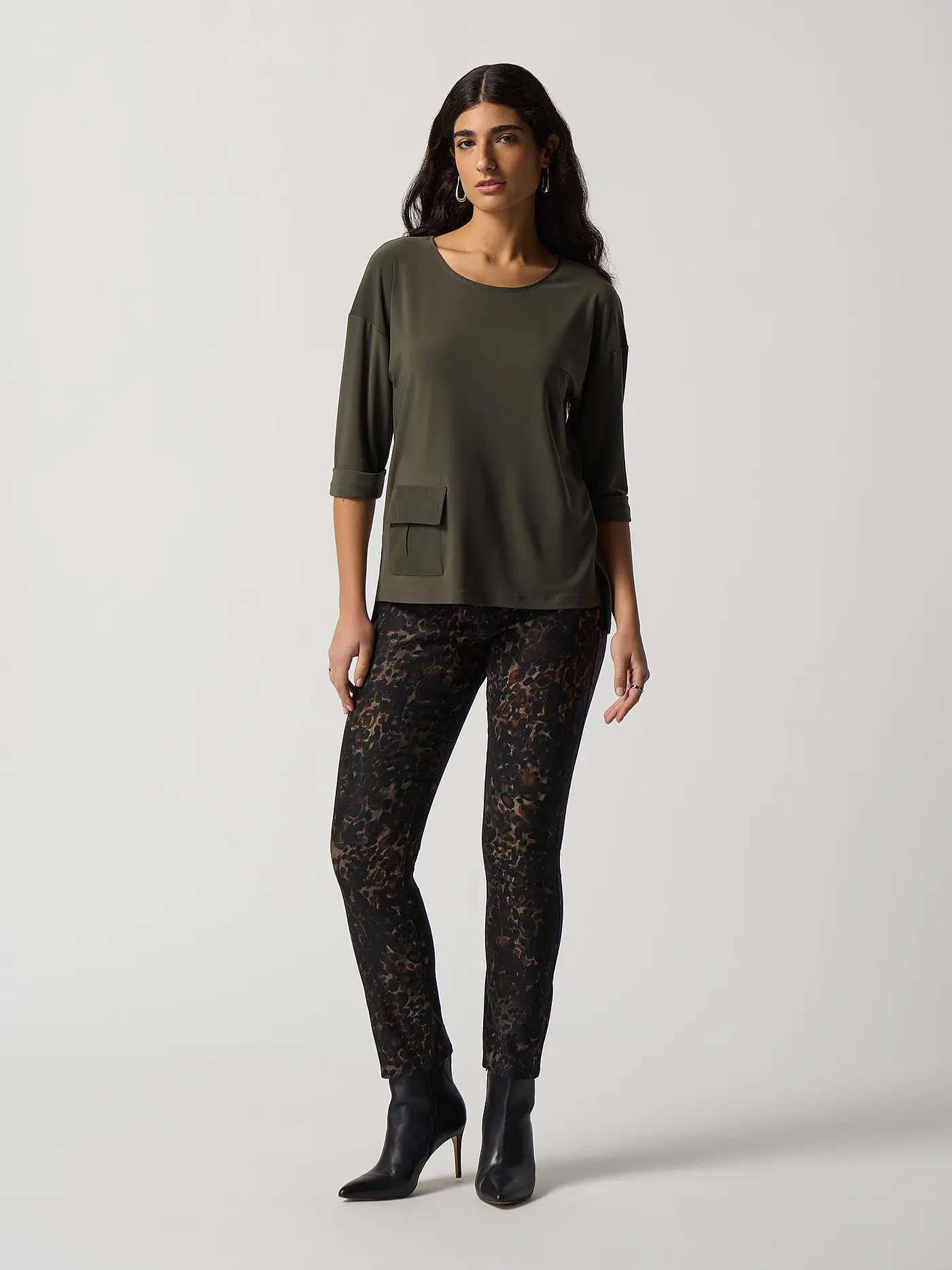 JOSEPH RIBKOFF | Shirt | olive