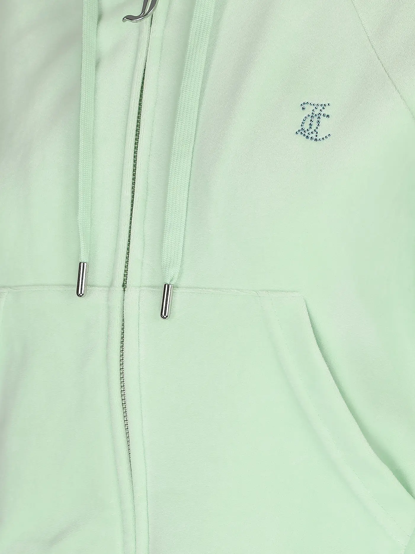 JUICY COUTURE | Kapuzenjacke Cropped Fit | grün