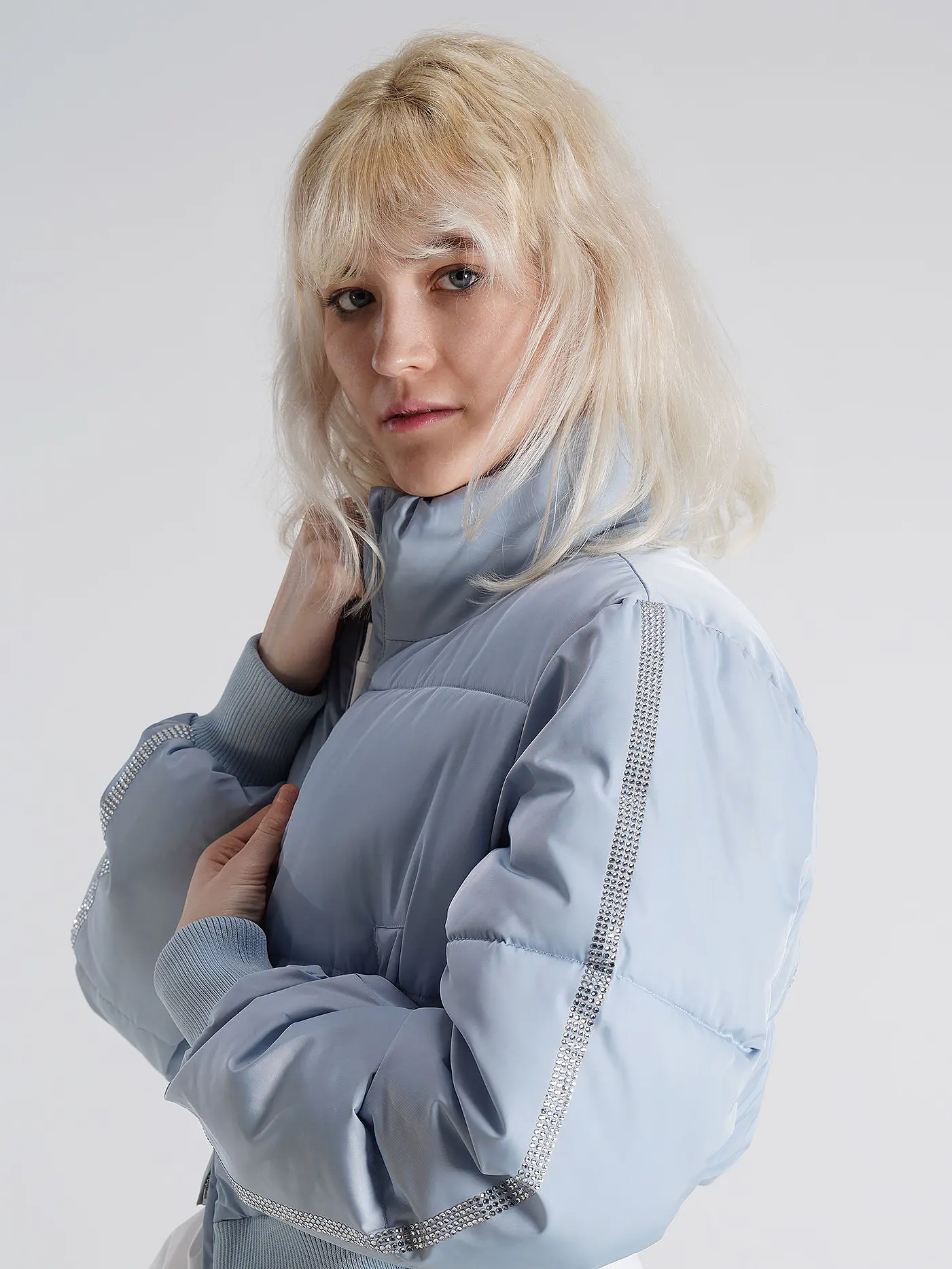 JUICY COUTURE | Steppjacke  Cropped Fit  | hellblau