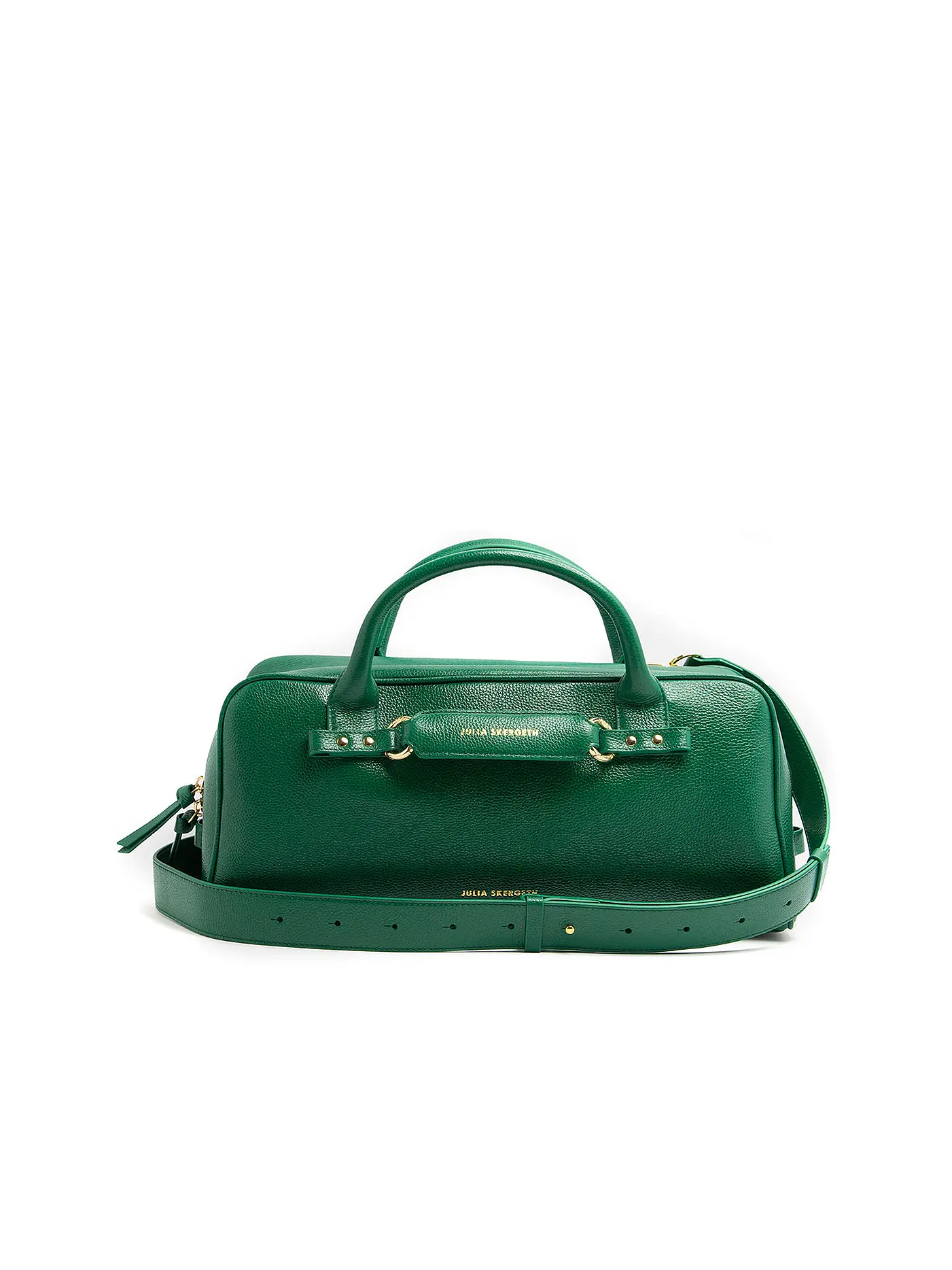 JULIA SKERGETH | Ledertasche - Henkeltasche DOCTORS BAG Medium | grün