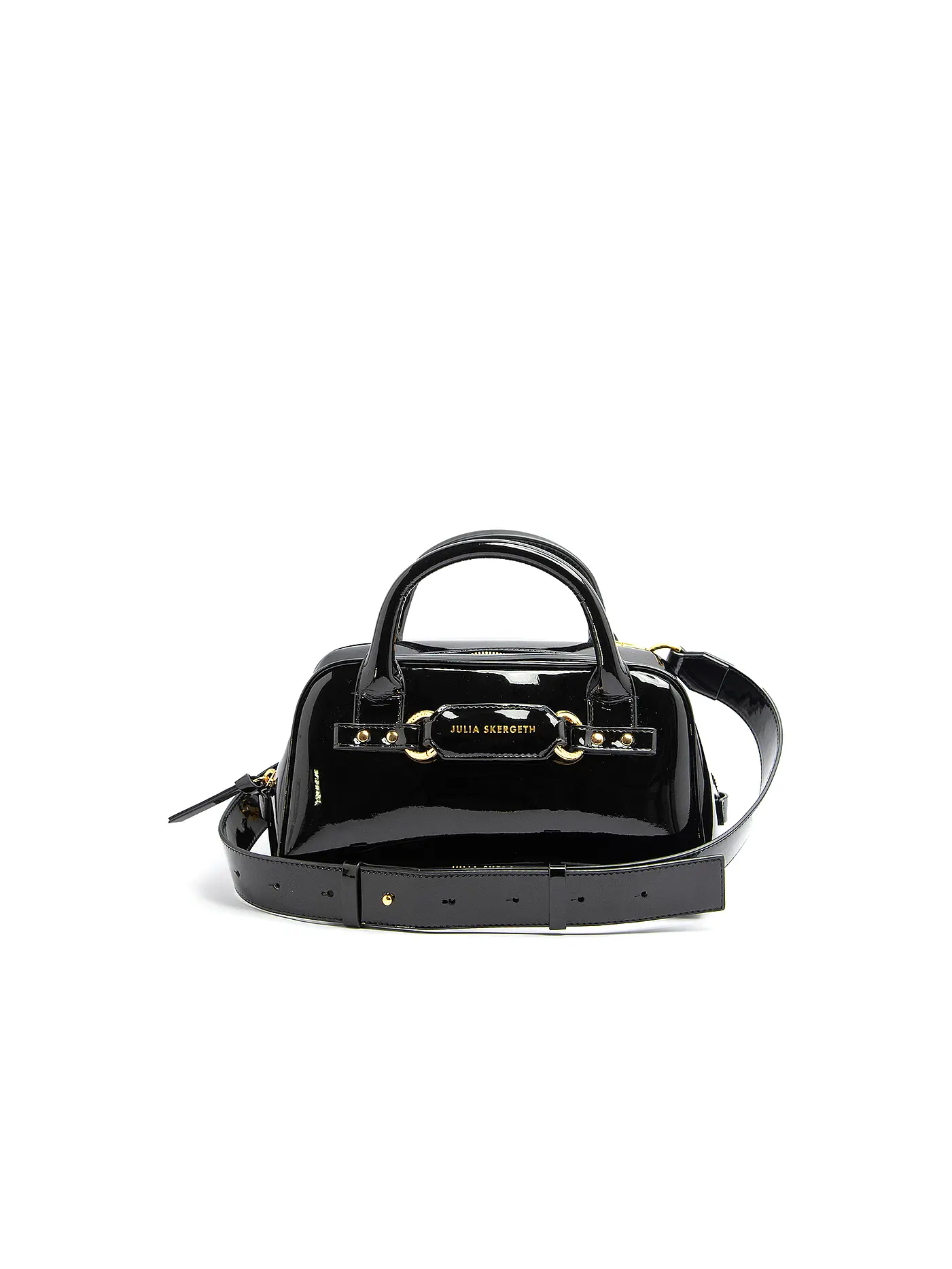 JULIA SKERGETH | Ledertasche - Henkeltasche DOCTORS BAG Small | schwarz
