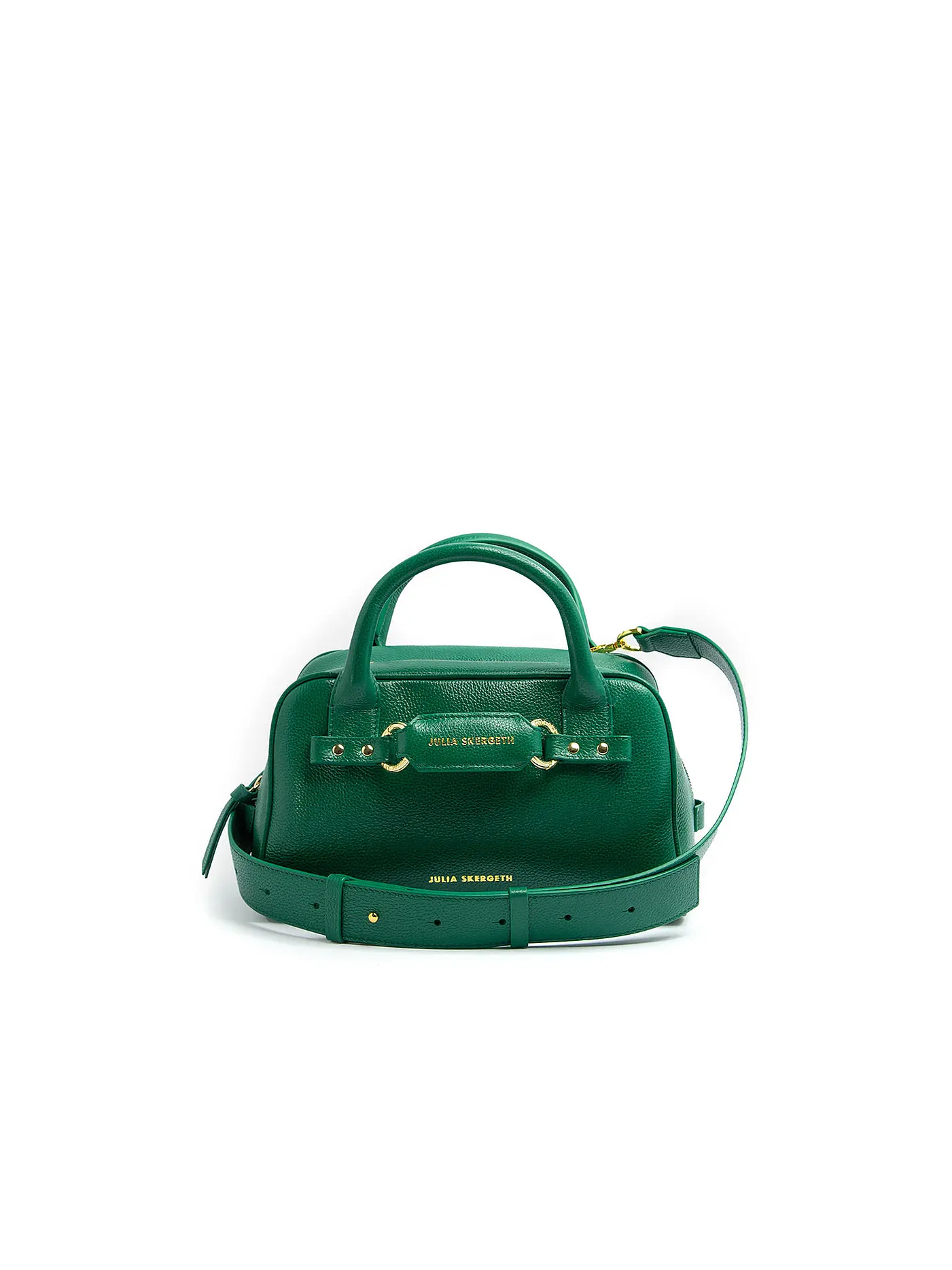 JULIA SKERGETH | Ledertasche - Henkeltasche DOCTORS BAG Small | grün