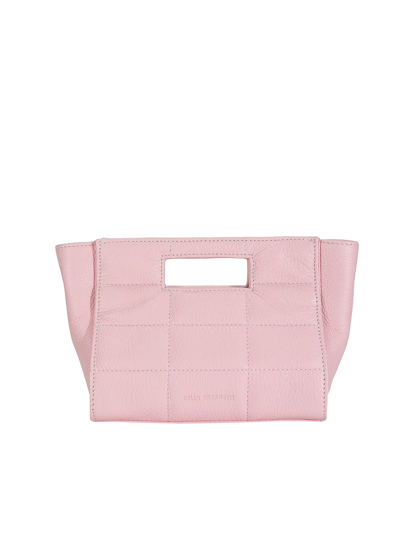 JULIA SKERGETH | Ledertasche - Mini Bag THE QULITED BAG MINI | rosa