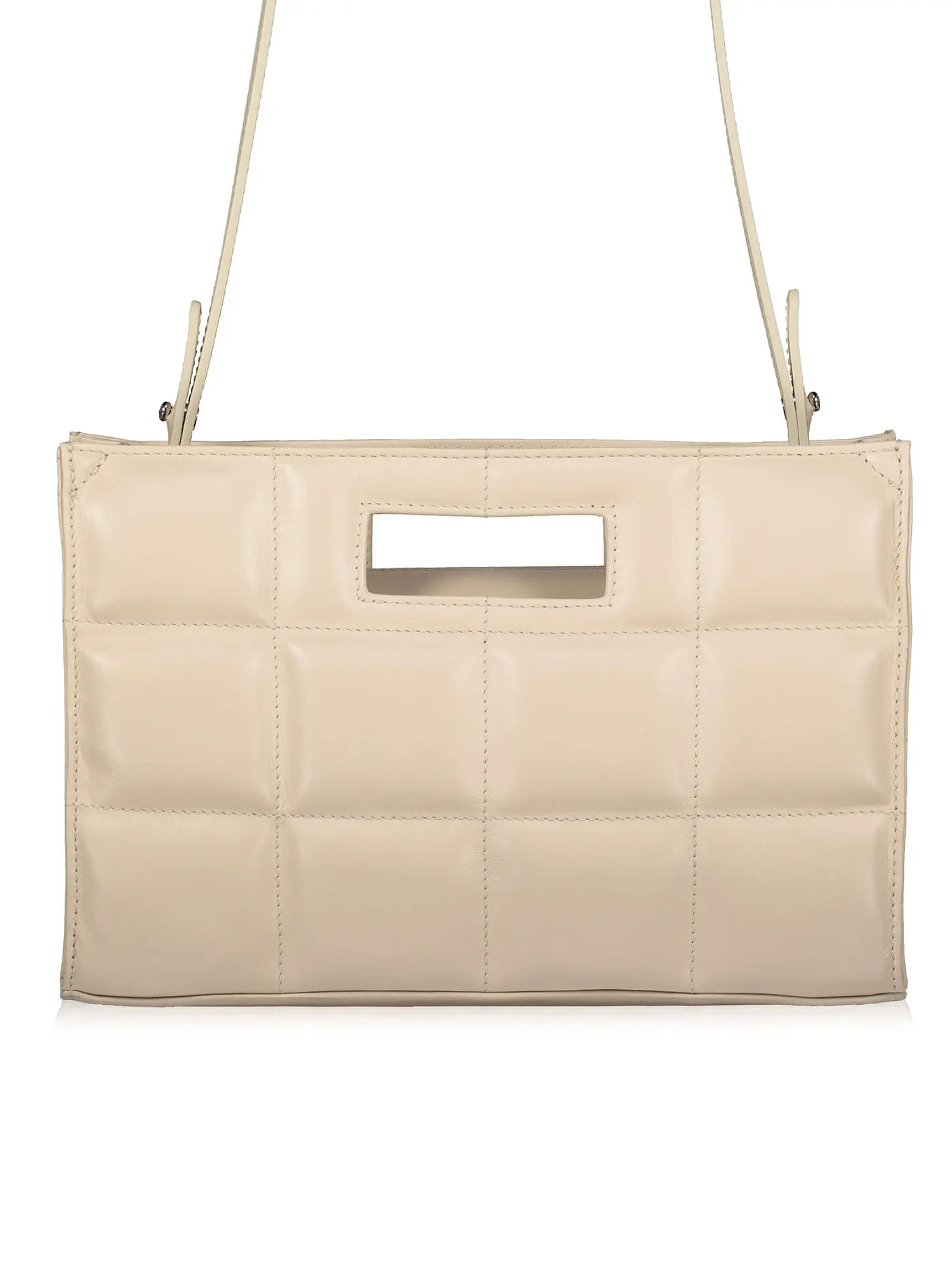 JULIA SKERGETH | Ledertasche - Shopper The Quilted Bag S | beige