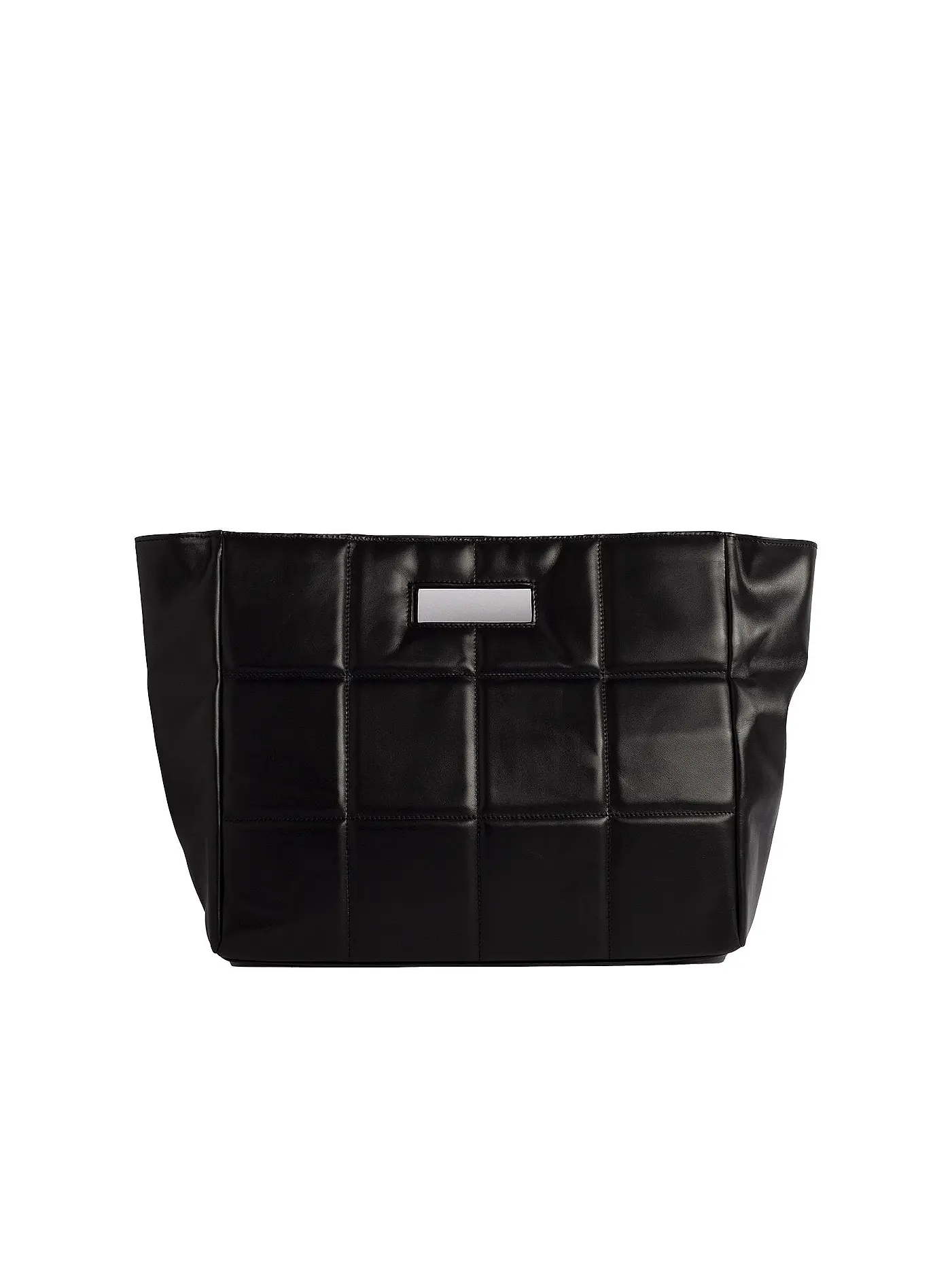 JULIA SKERGETH | Ledertasche - Shopper THE QUILTED BAG SOFT | schwarz