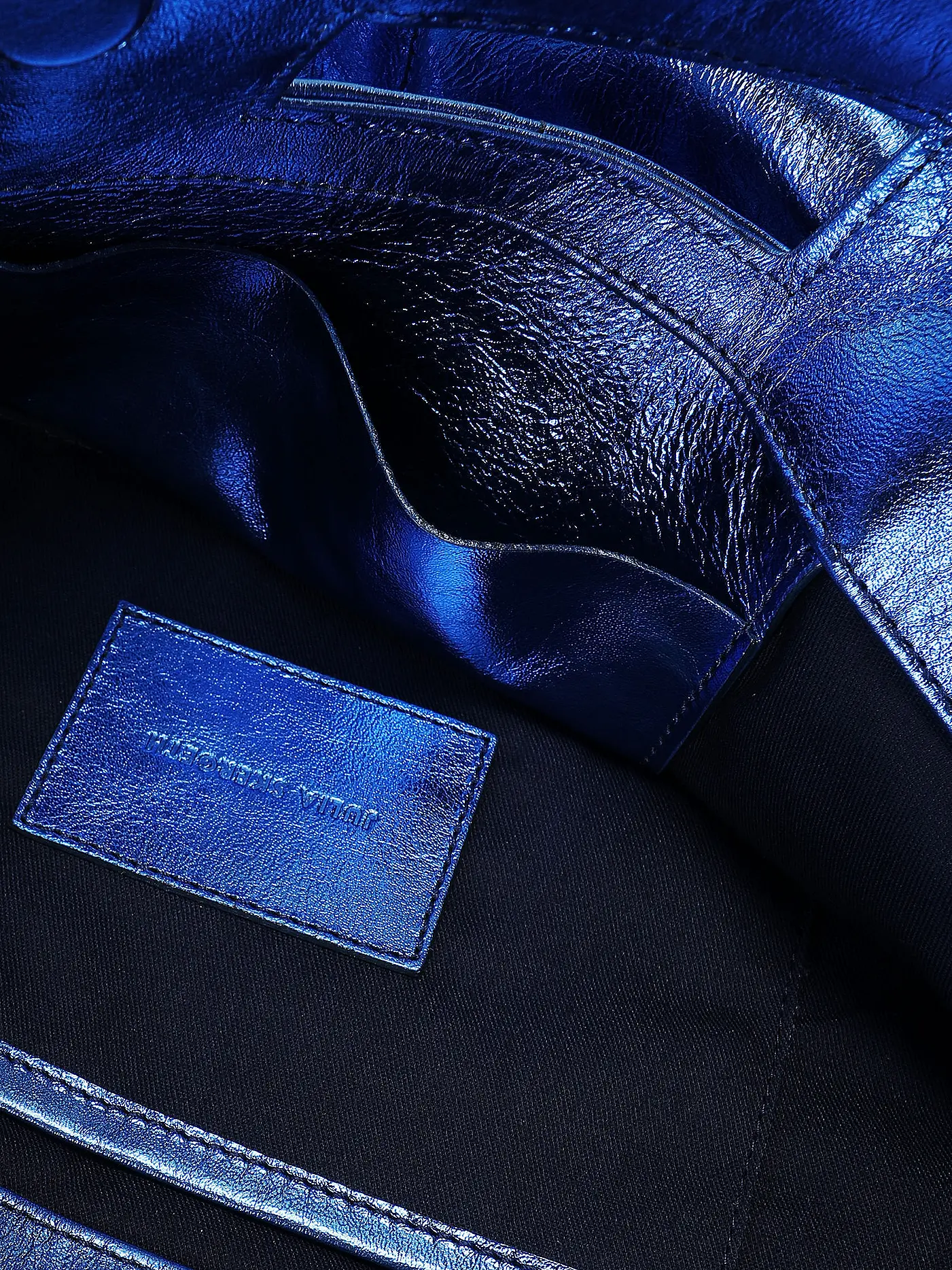 JULIA SKERGETH | Ledertasche - Shopper THE QUILTED BAG SOFT | blau