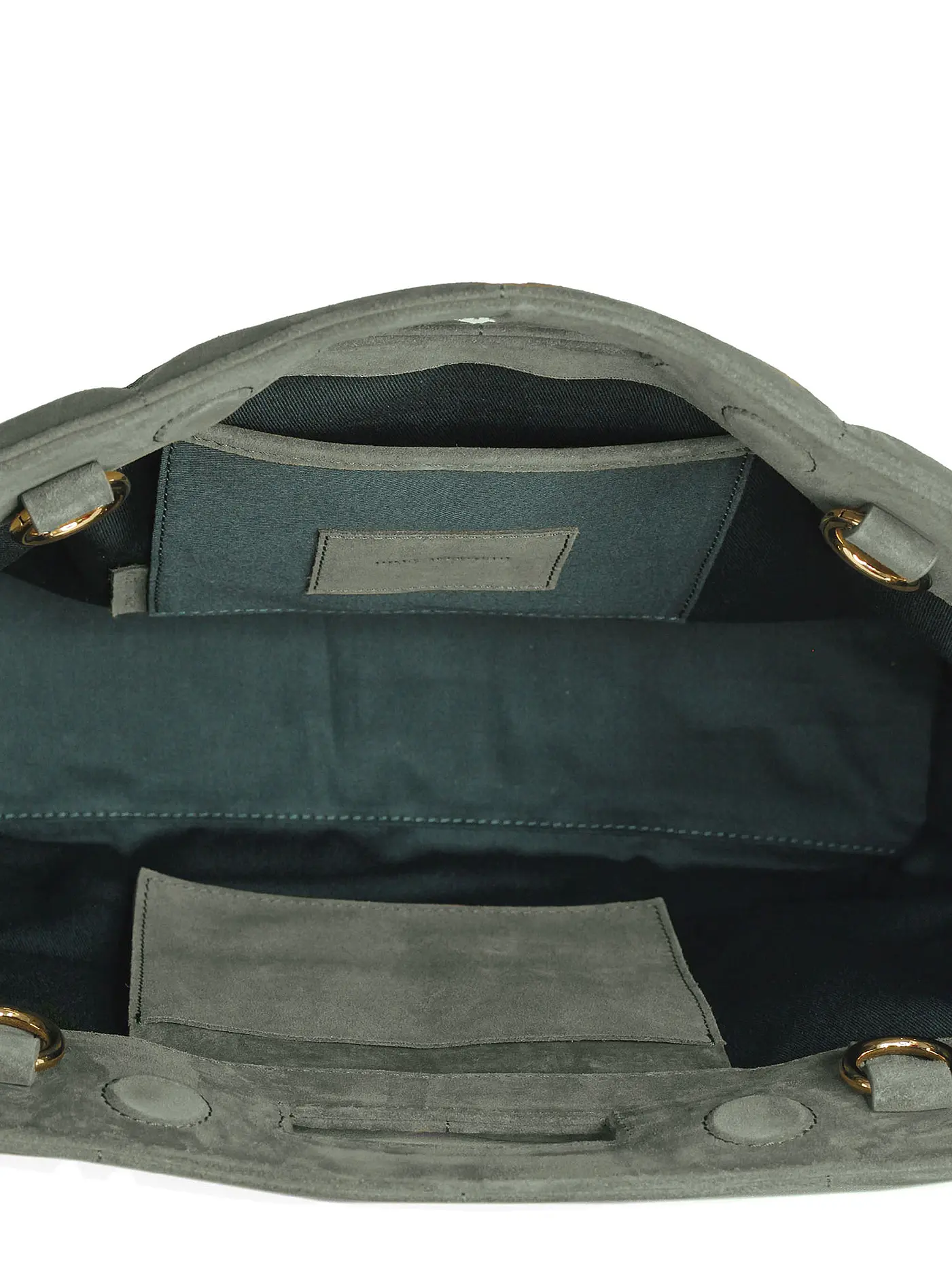 JULIA SKERGETH | Ledertasche - Shopper The Quilted Bag Suede | grün