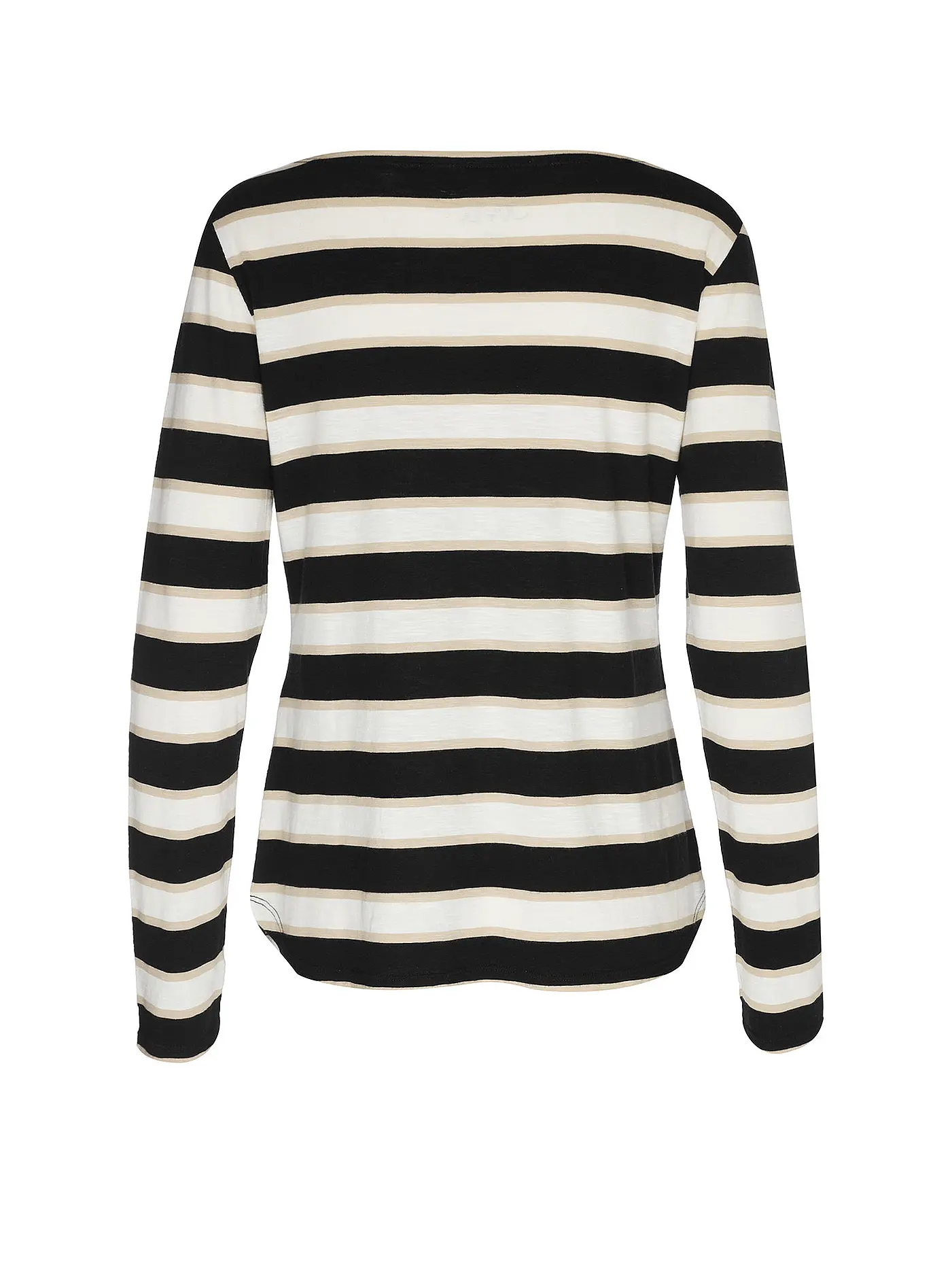 JUVIA | Loungewear Langarmshirt  | schwarz
