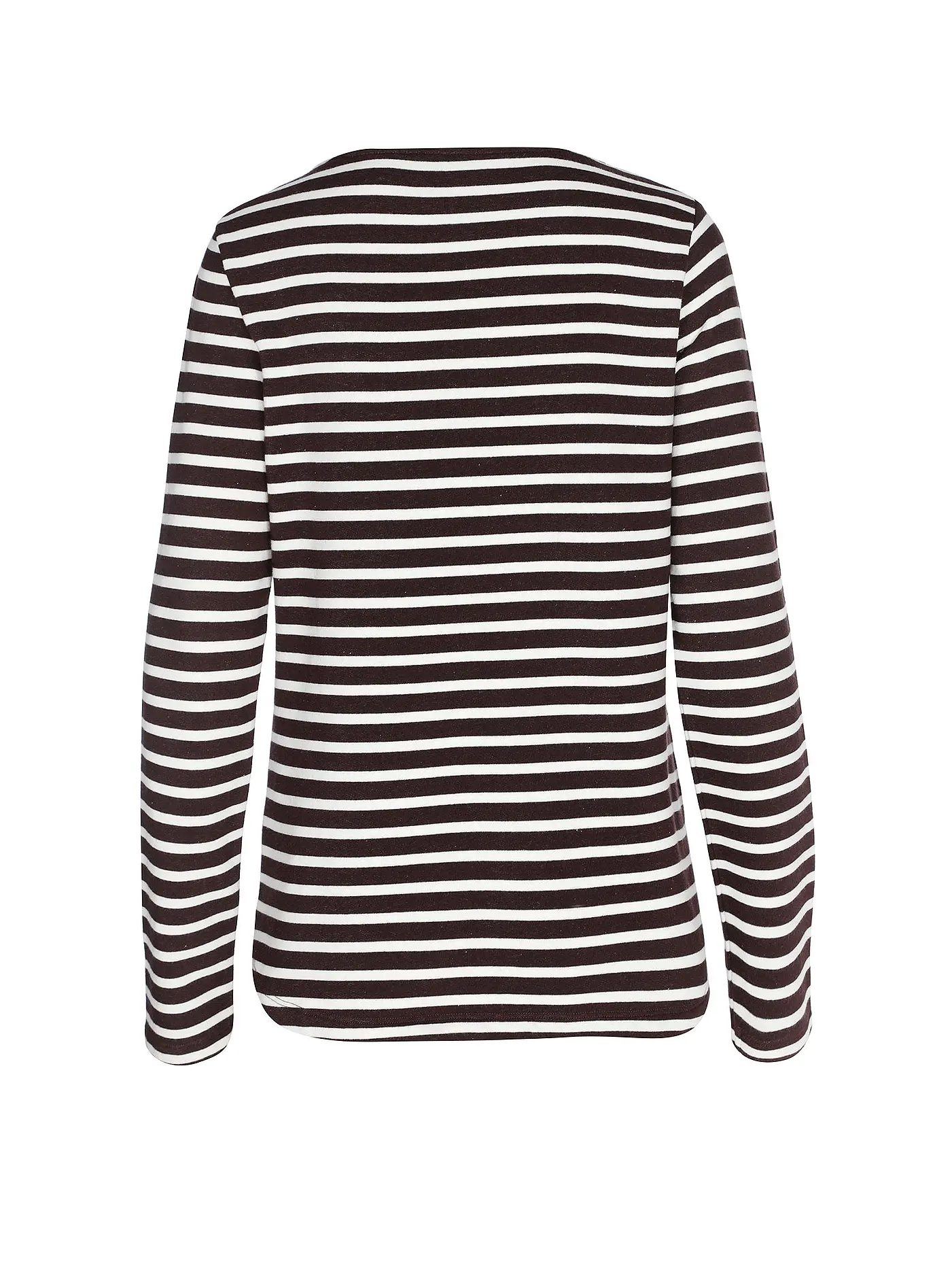 JUVIA | Loungewear Langarmshirt MARIE | dunkelrot