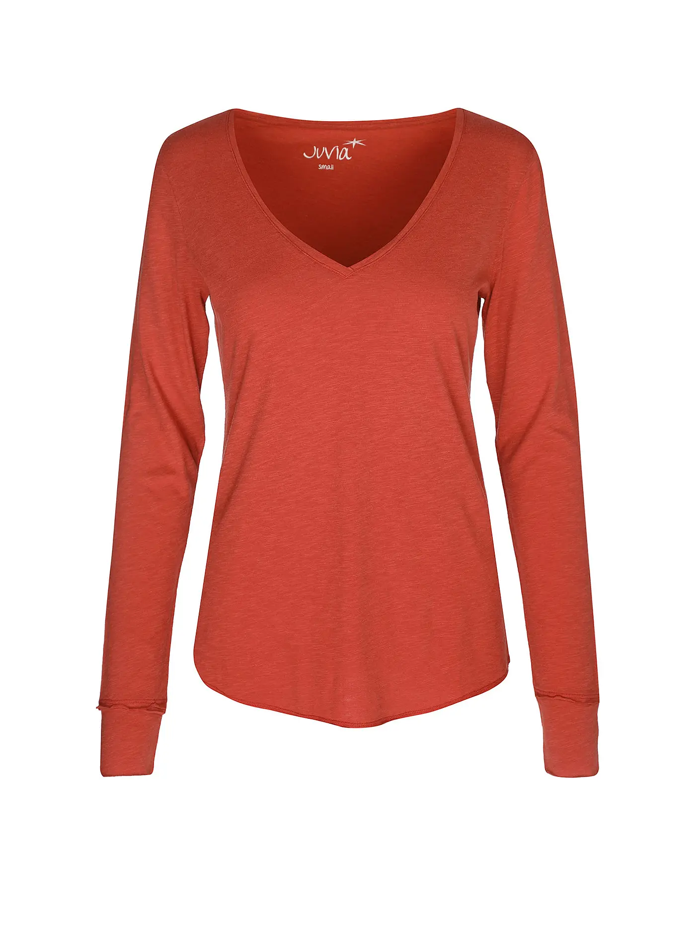 JUVIA | Loungewear Shirt  | rot