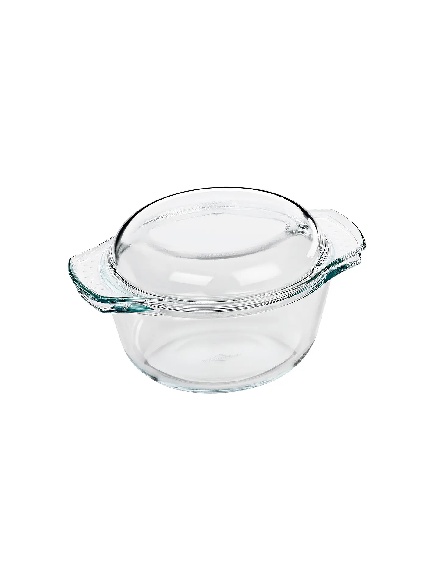 KÜCHENPROFI | Auflaufform mit Deckel, rund ELSASS 18cm/1,4l | transparent