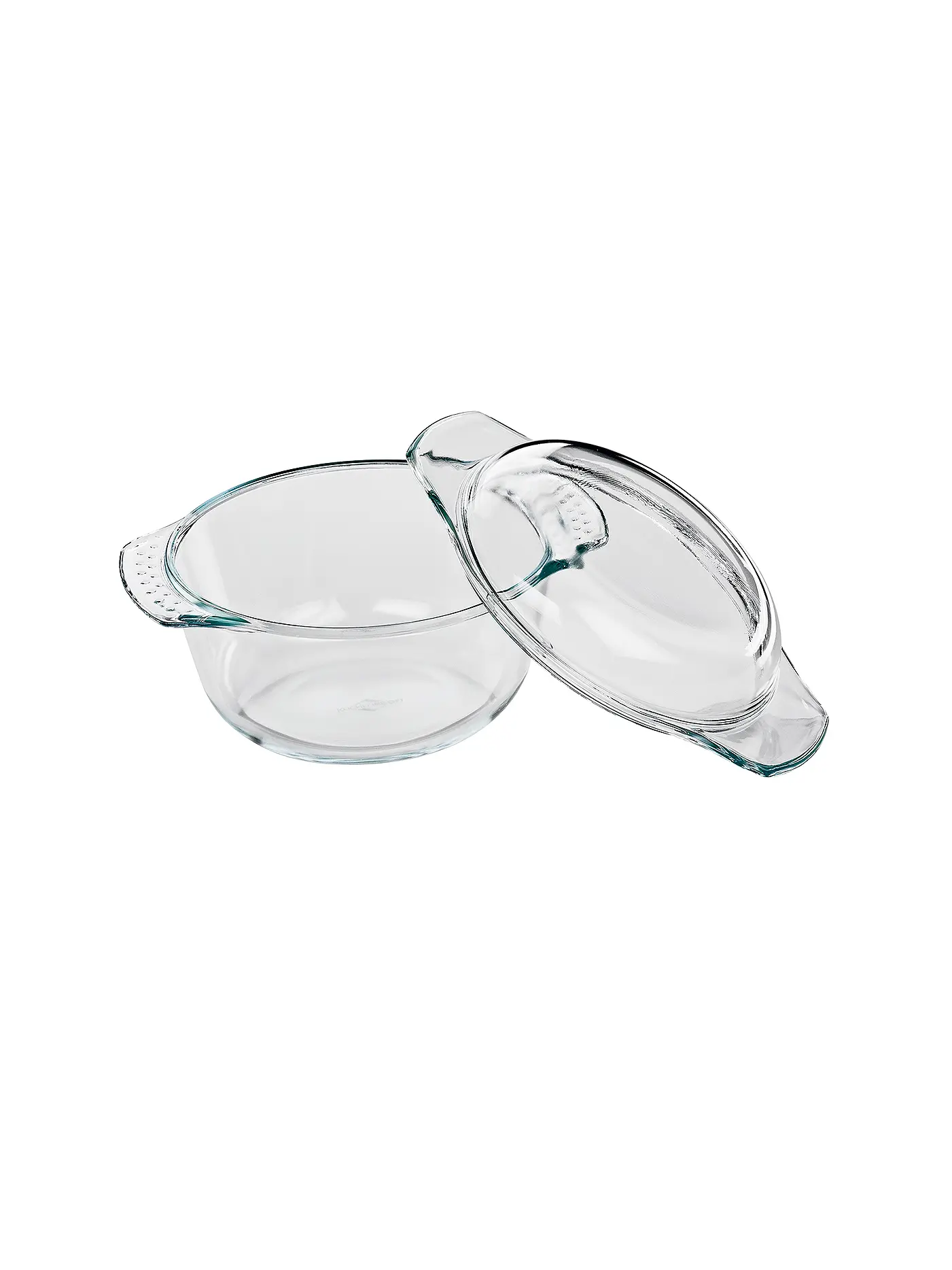 KÜCHENPROFI | Auflaufform mit Deckel, rund ELSASS 18cm/1,4l | transparent