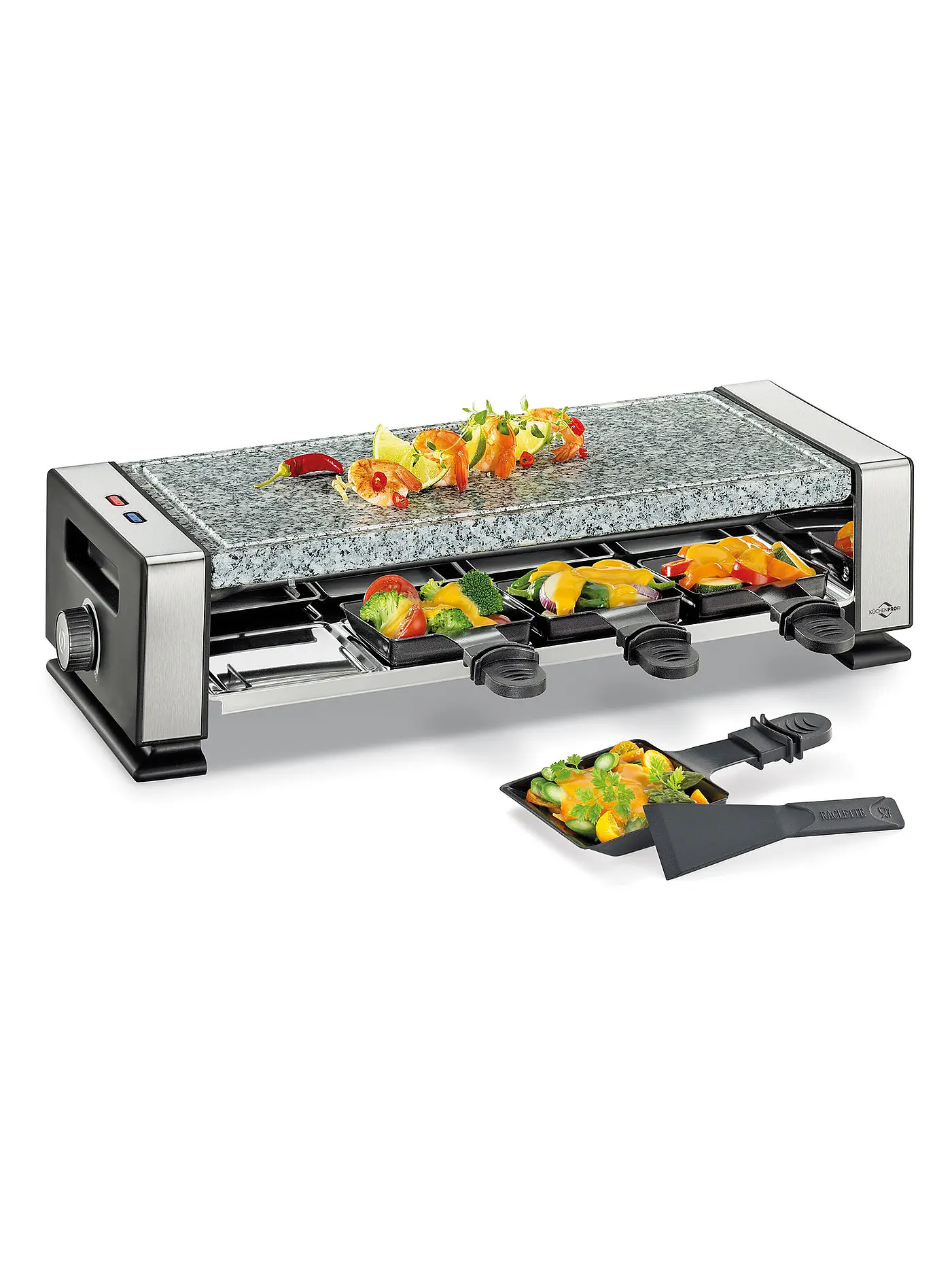 KÜCHENPROFI | Raclette "Vista8" | silber