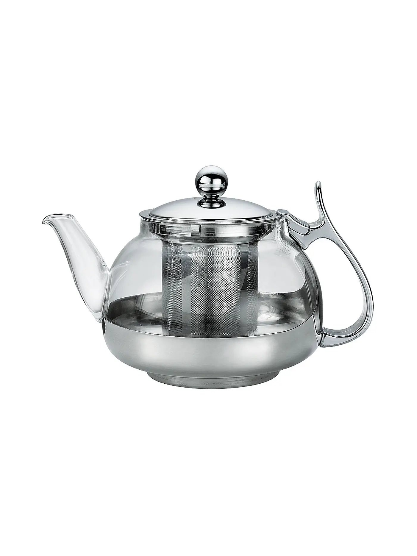 KÜCHENPROFI | Teekanne LOTUS TEA 1,2l | silber