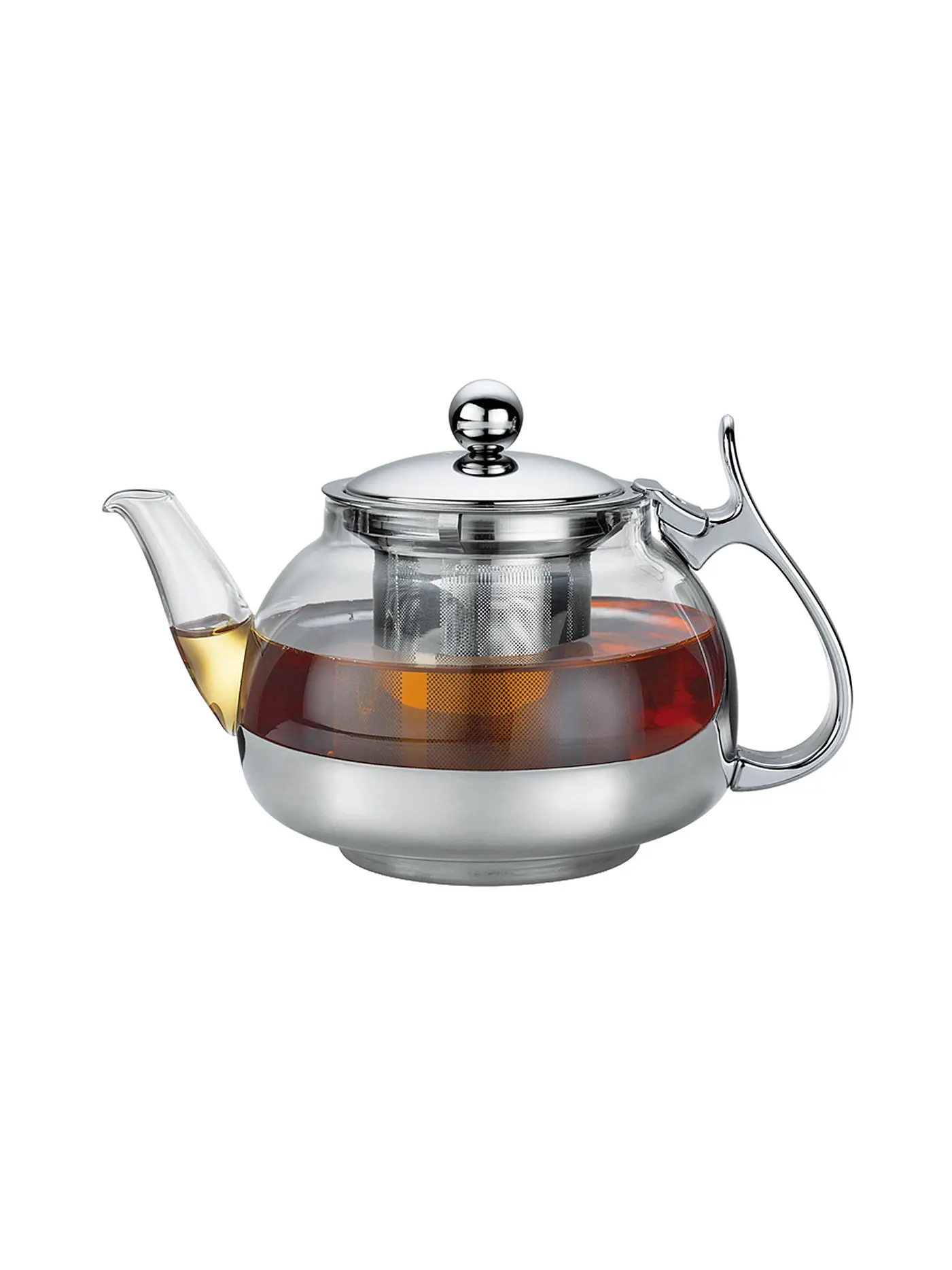 KÜCHENPROFI | Teekanne LOTUS TEA 700ml  | silber