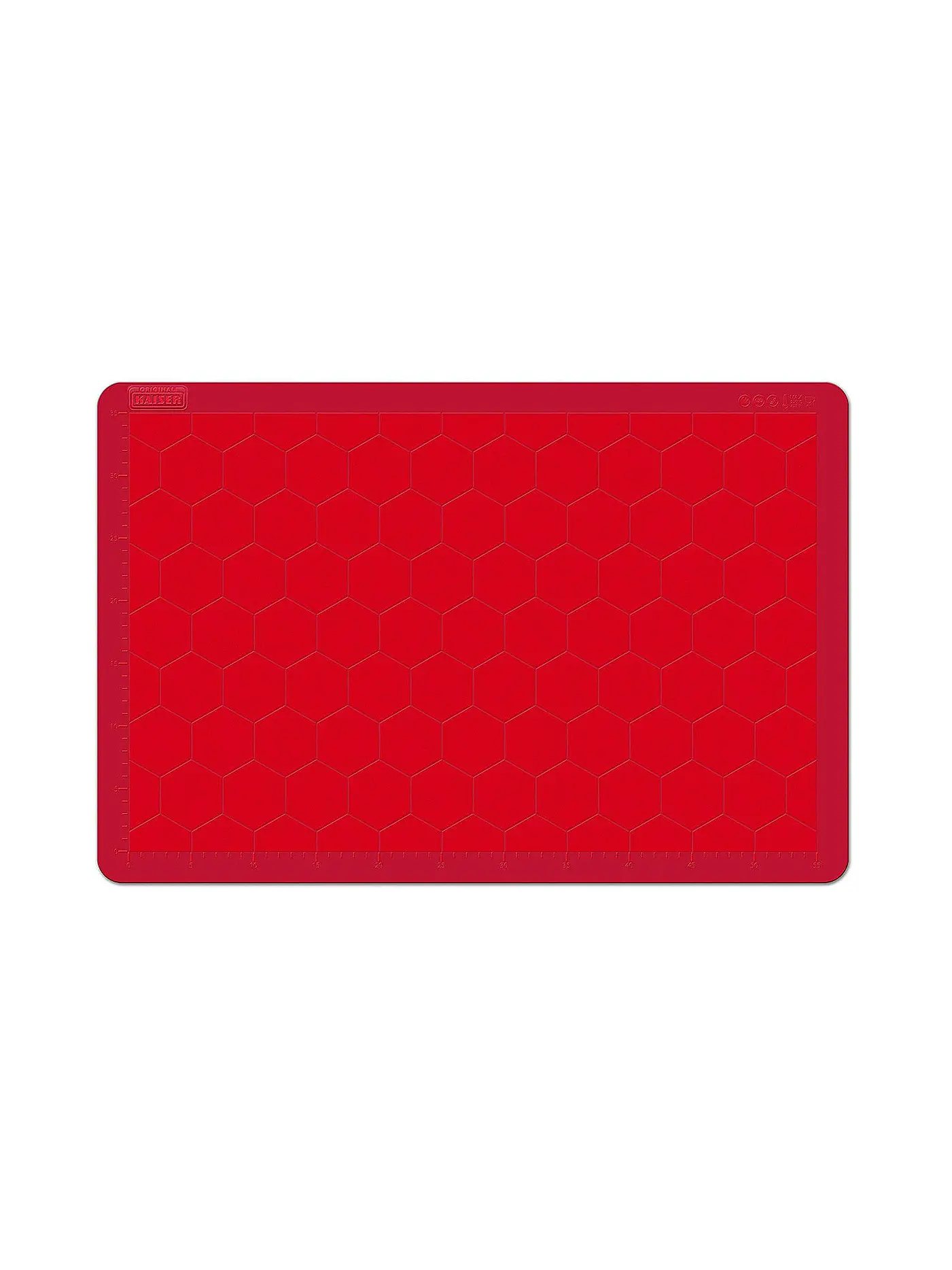 KAISER | Ausrollmatte "Kaiserflex" 60x40cm (Silikon/Rot) | rot