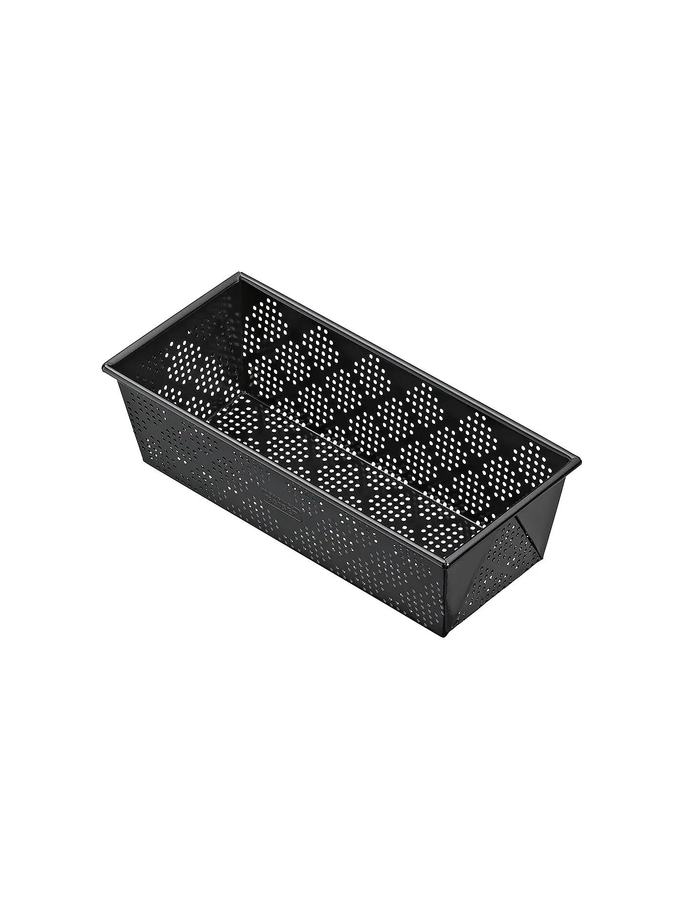KAISER | Brotbackform perforiert 25x11 cm Antihaft  | schwarz