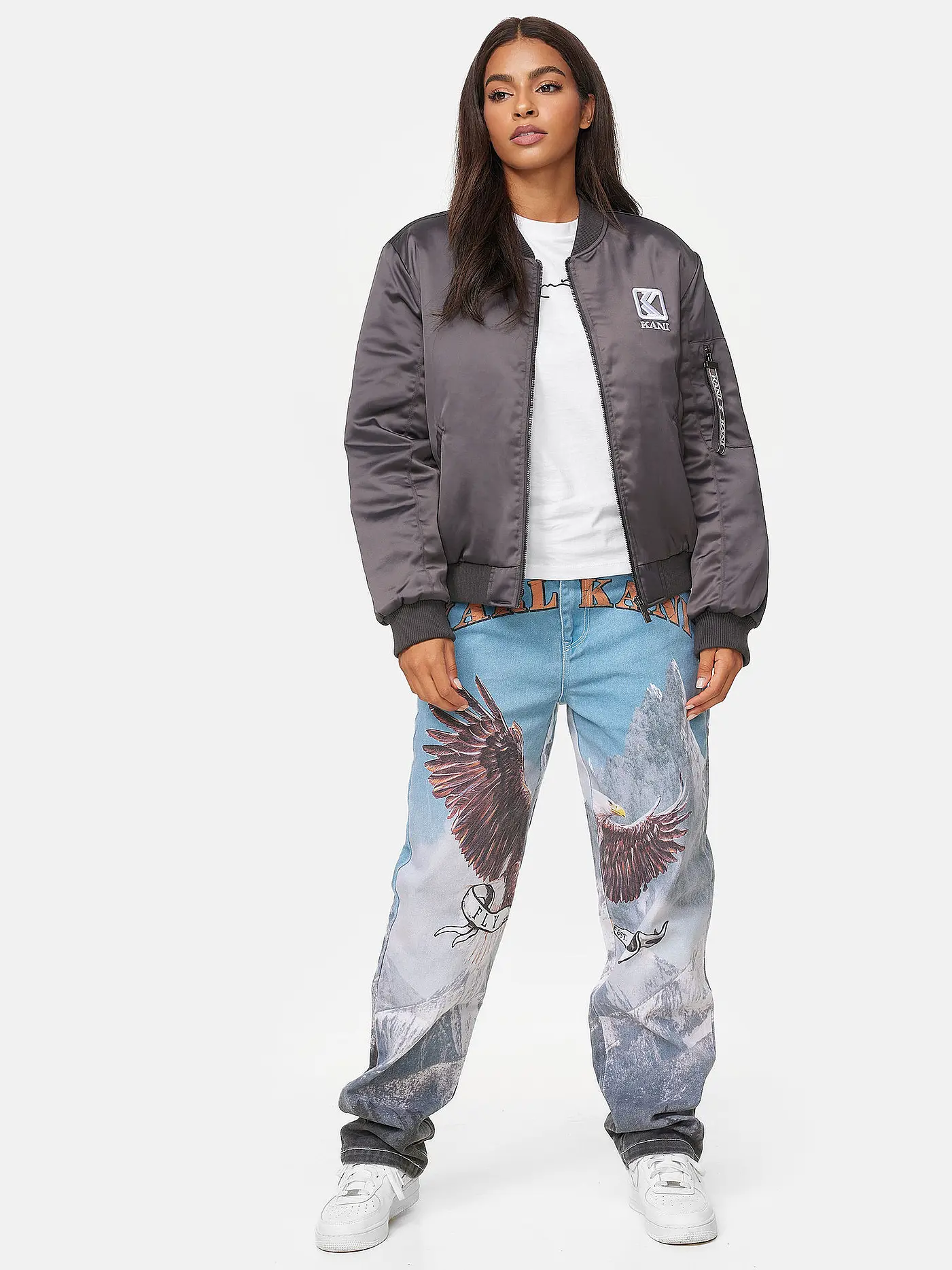 KARL KANI | Blouson | grau