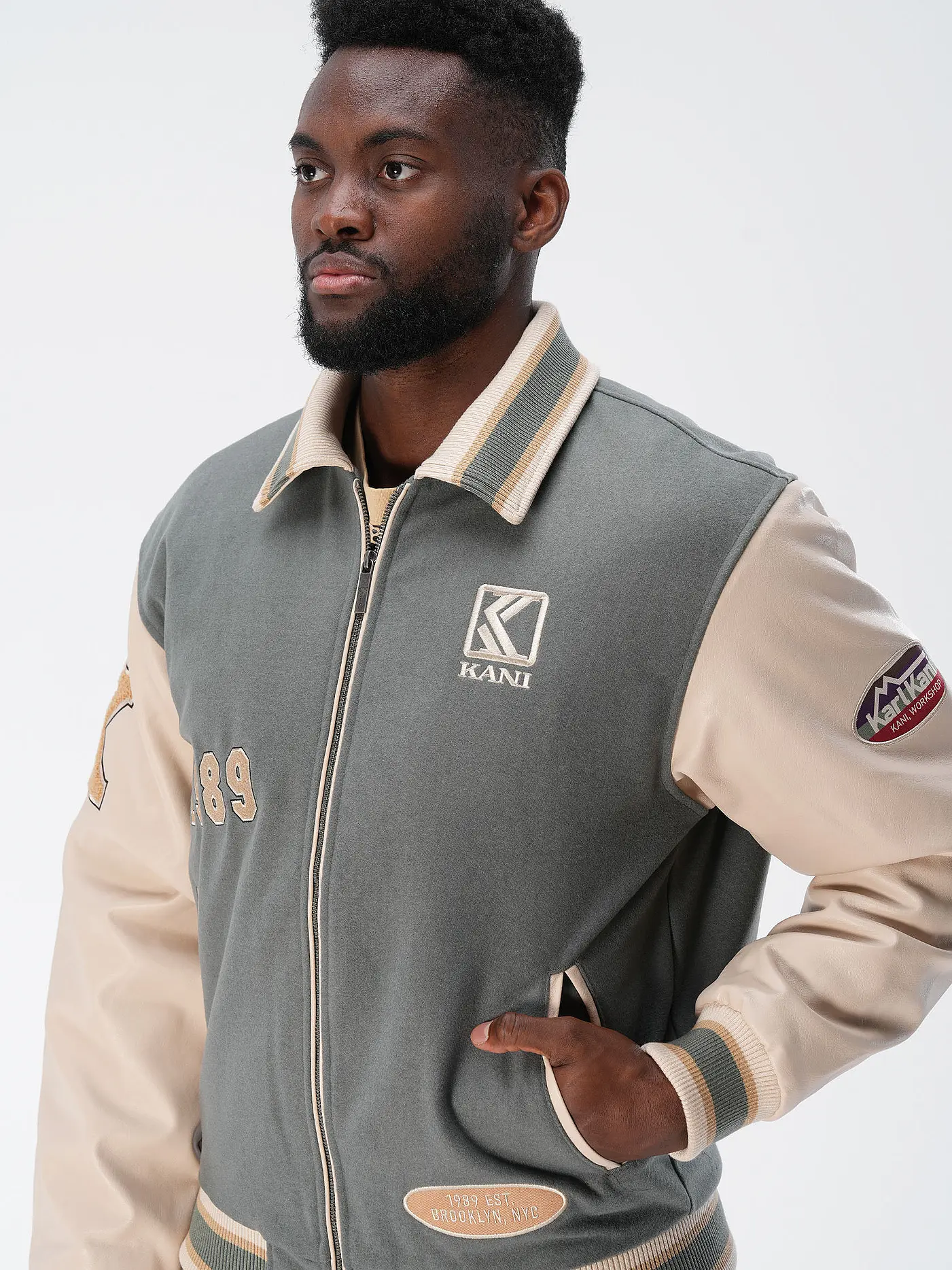 KARL KANI | Blouson | dunkelgrün