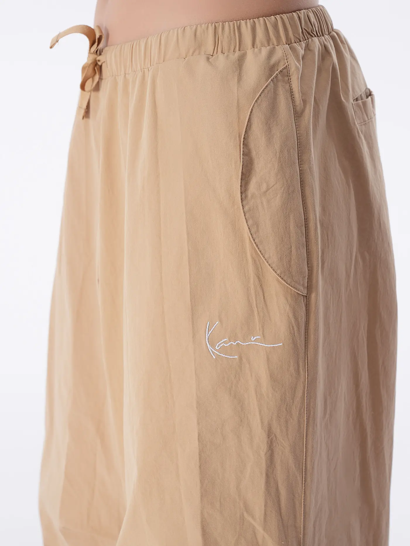 KARL KANI | Cargohose - Parachute Pants | beige
