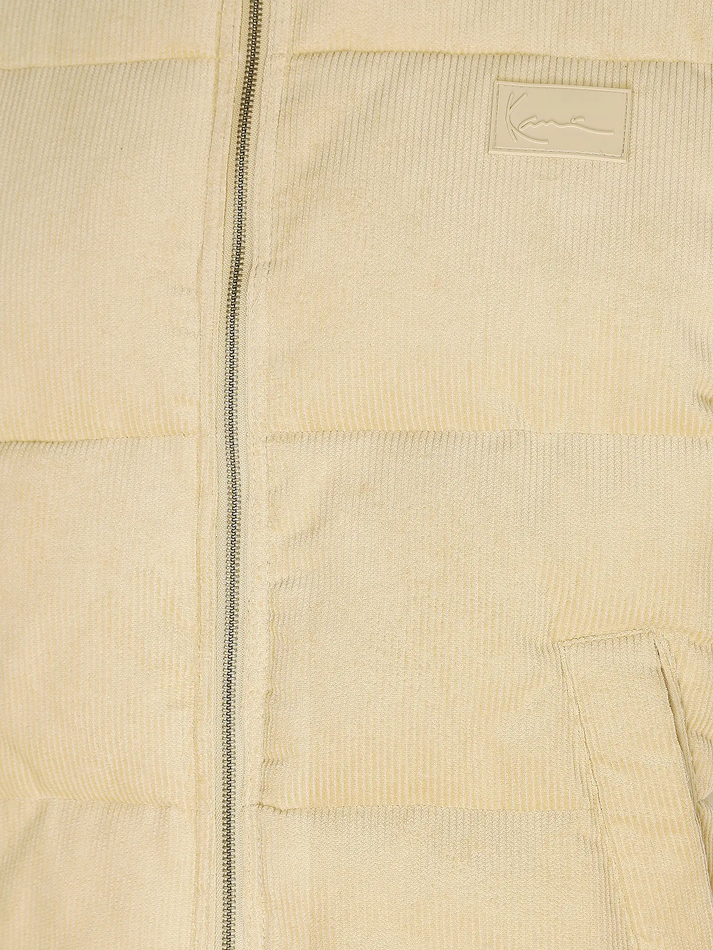 KARL KANI | Cord Steppgilet | beige